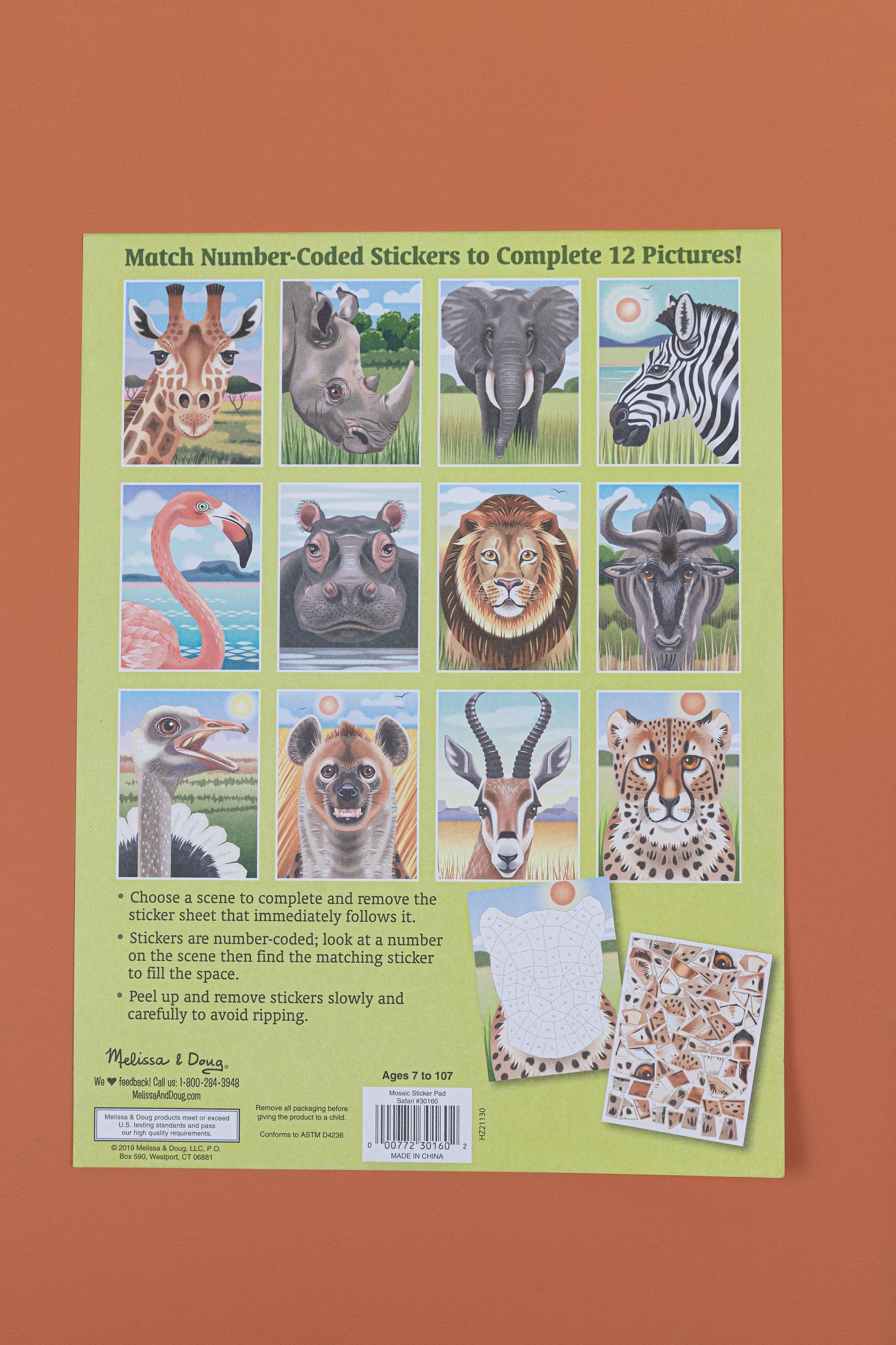 Mosaic Stickers - Various Designers - tiny tree toys - Melissa & Doug