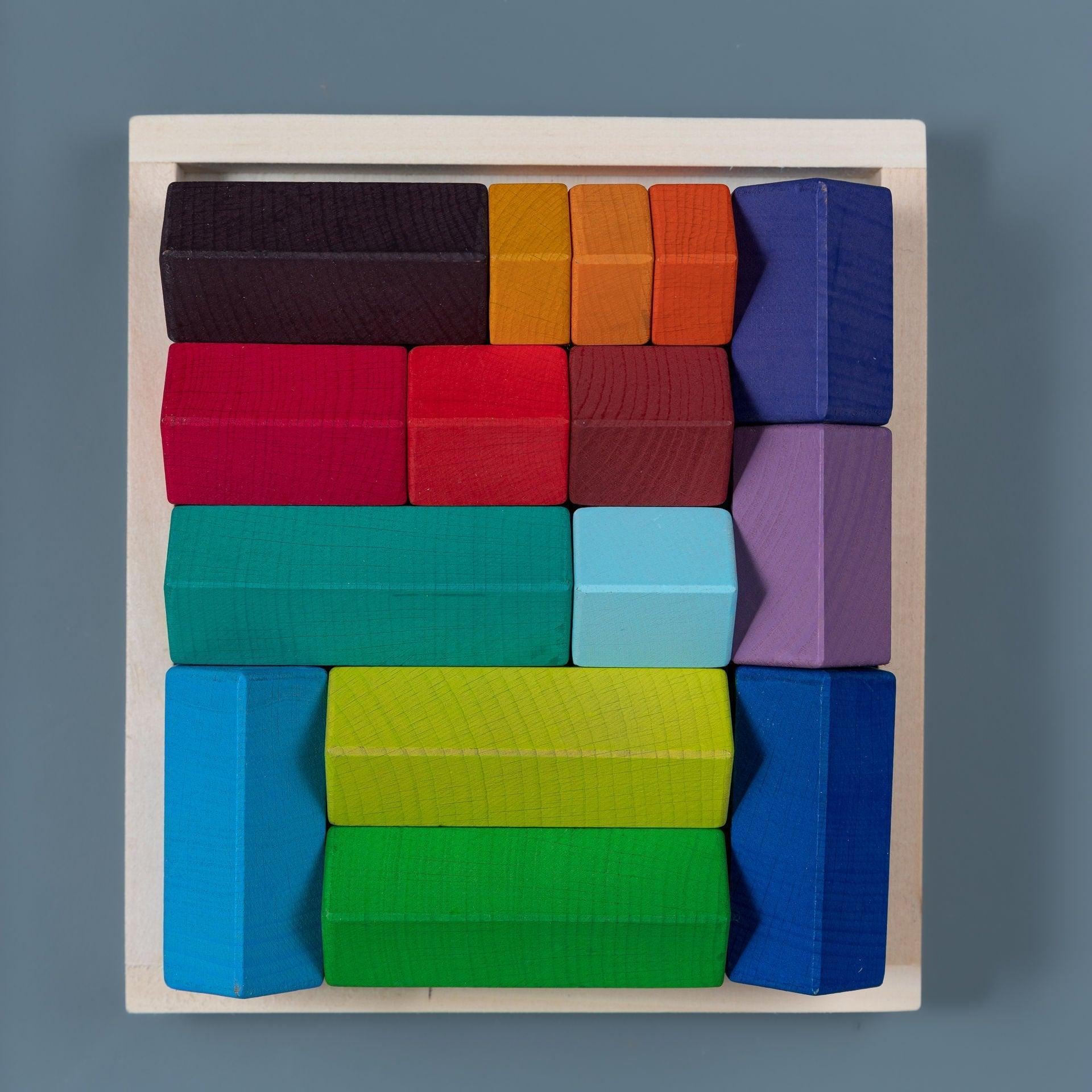 My City Coloured Blocks - tiny tree toys - tiny tree toys