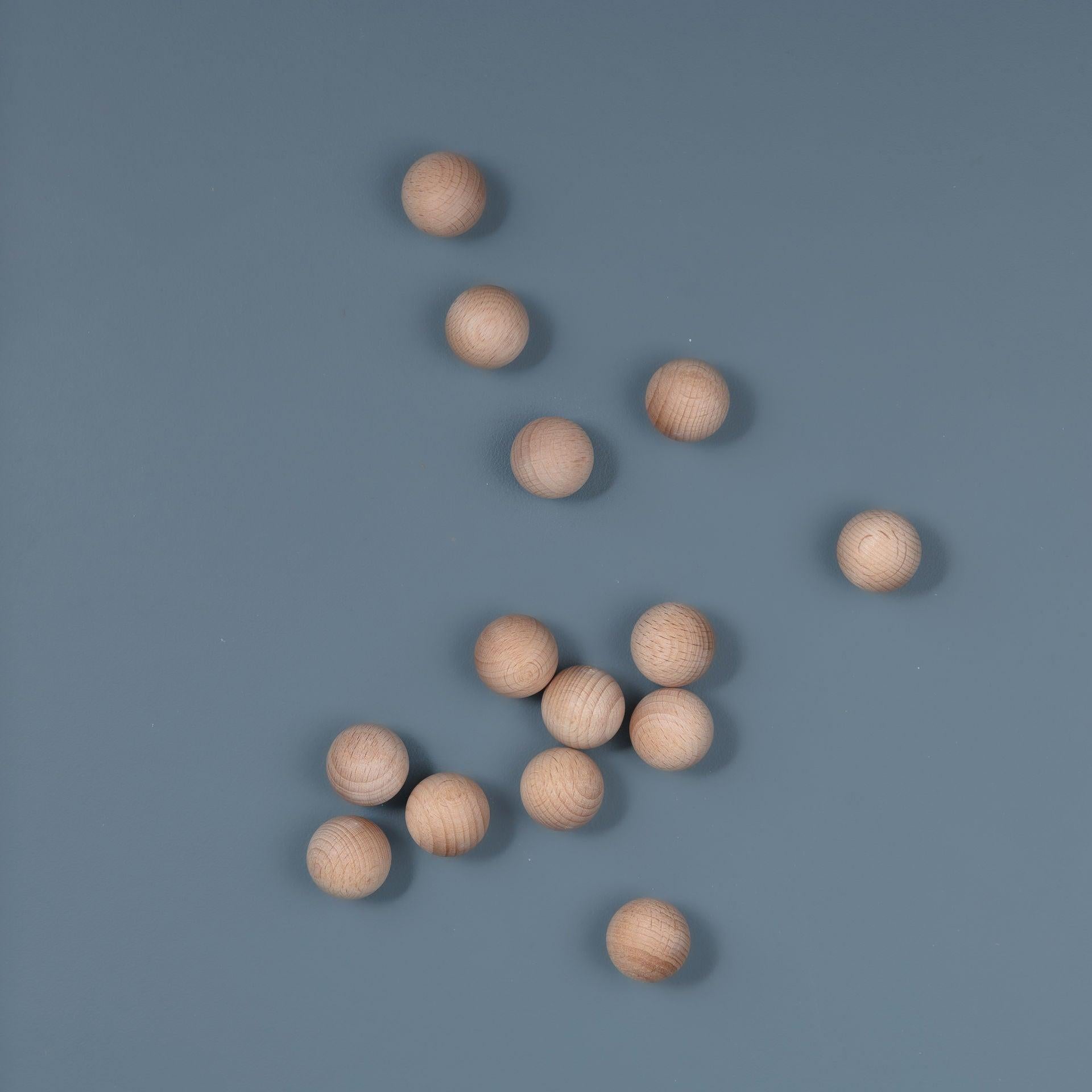 Neutral wooden shapes for calm open ended play