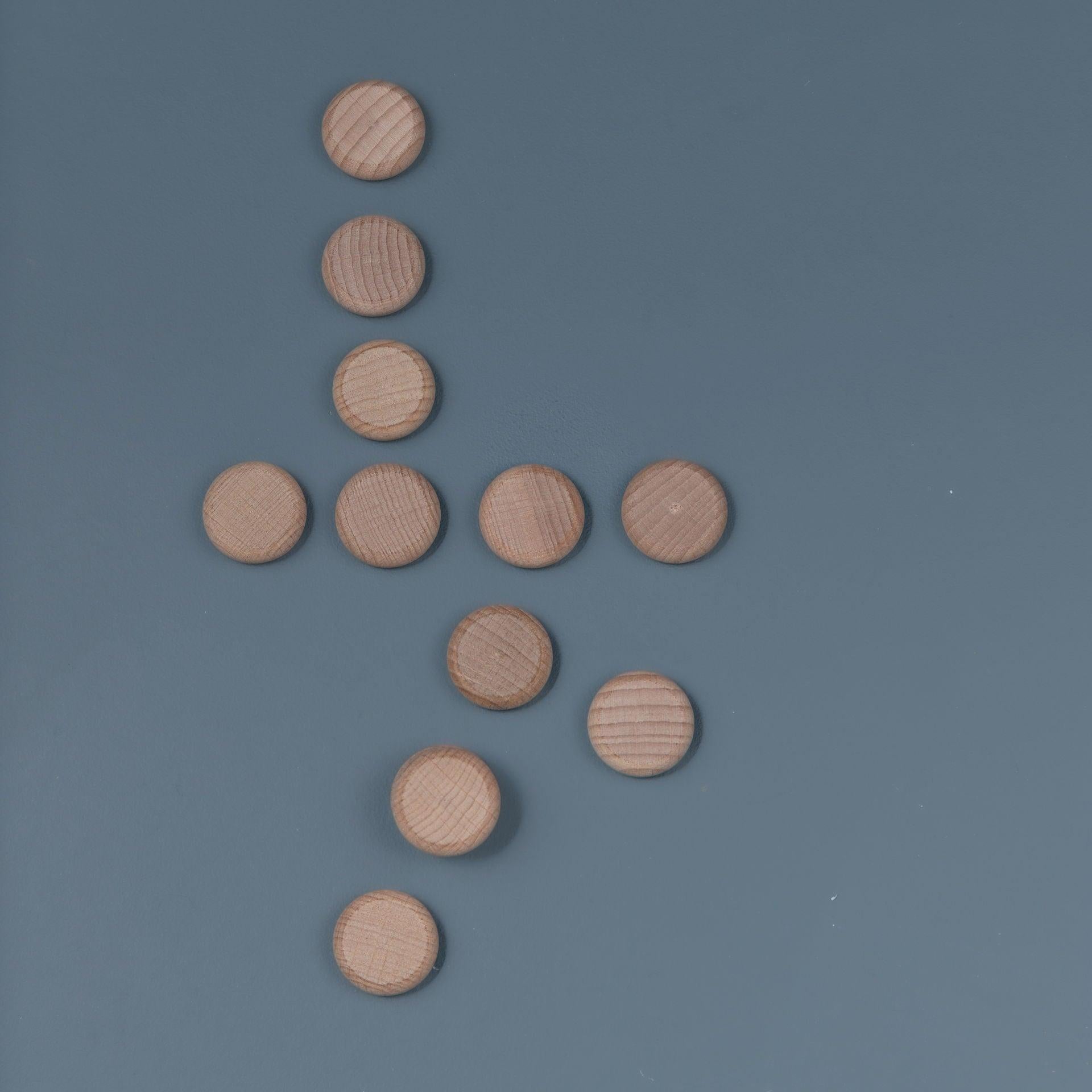 Wooden pieces for stacking and balancing activities
