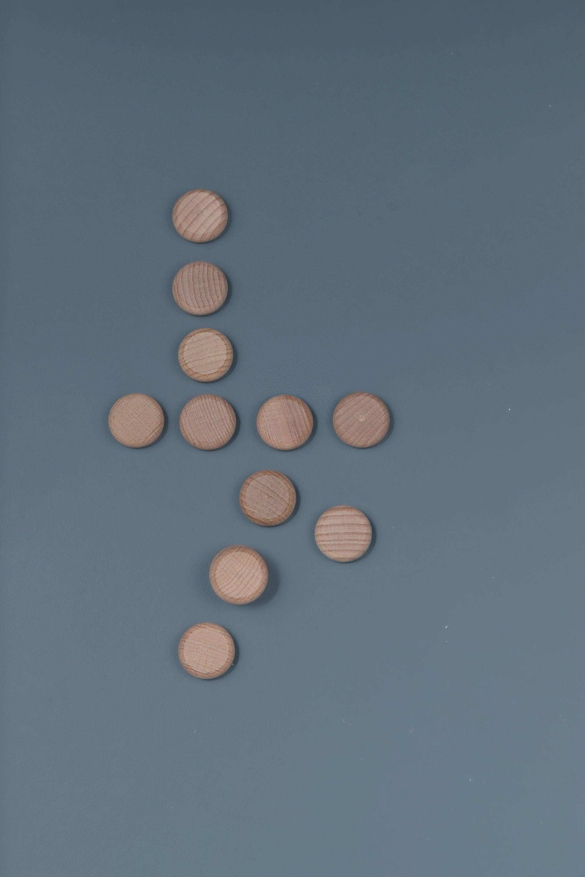 Wooden pieces for stacking and balancing activities