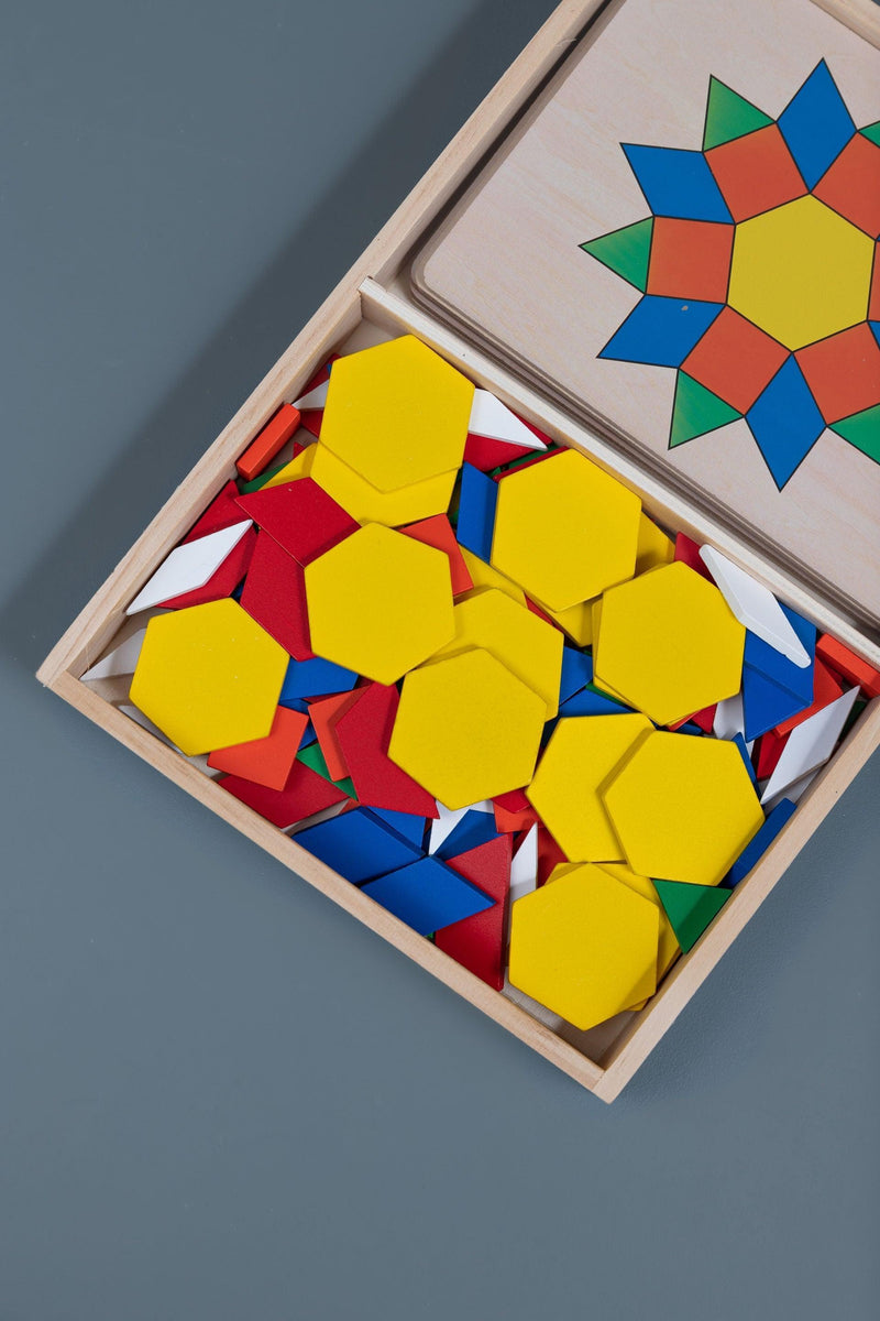 Pattern Blocks & Boards tiny tree toys