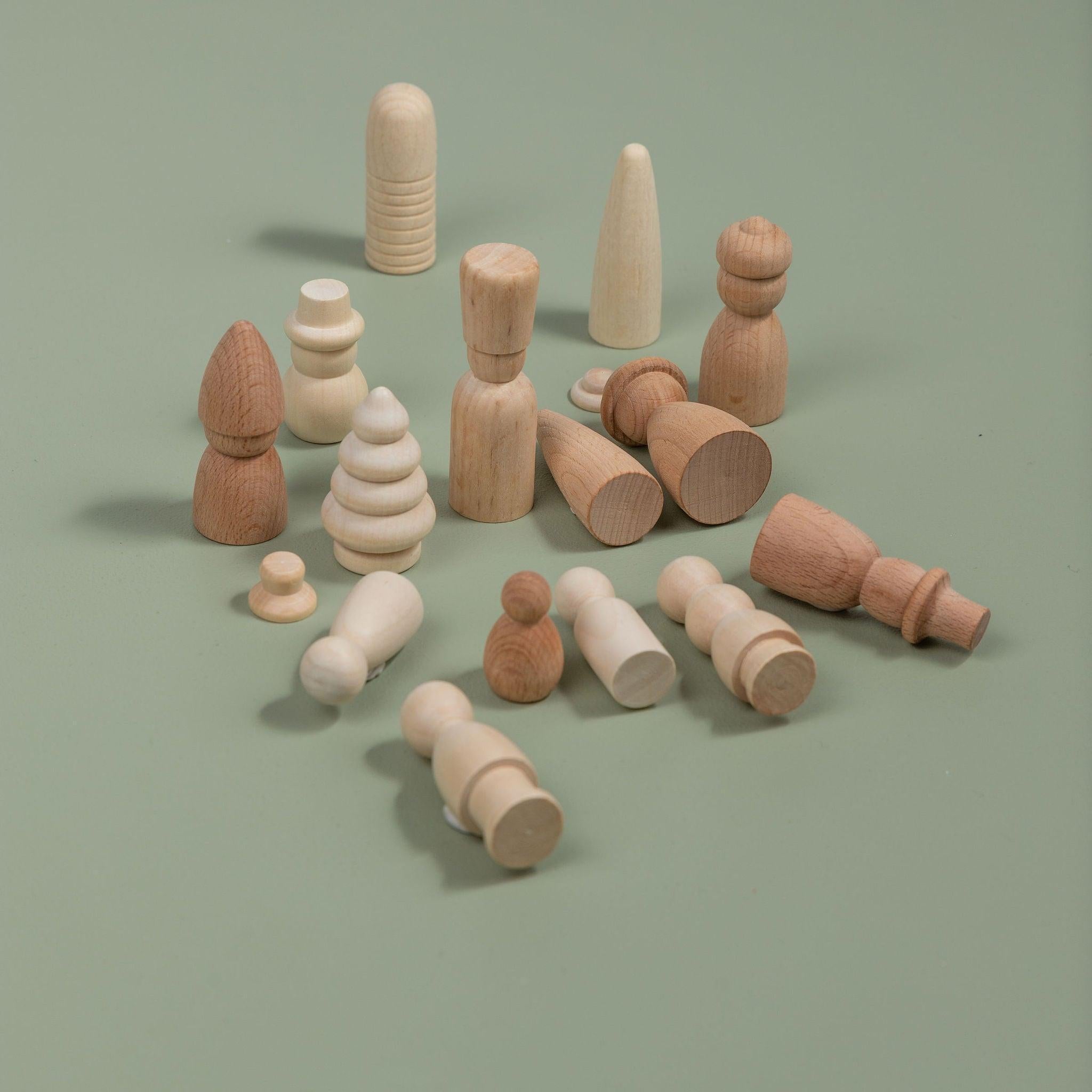 Peg Dolls - Various Designs - tiny tree toys - tiny tree toys