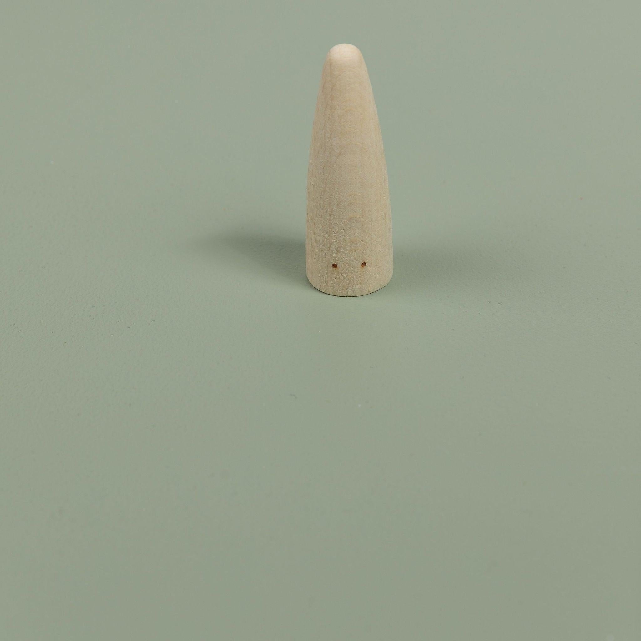 Wooden peg dolls for imaginative play