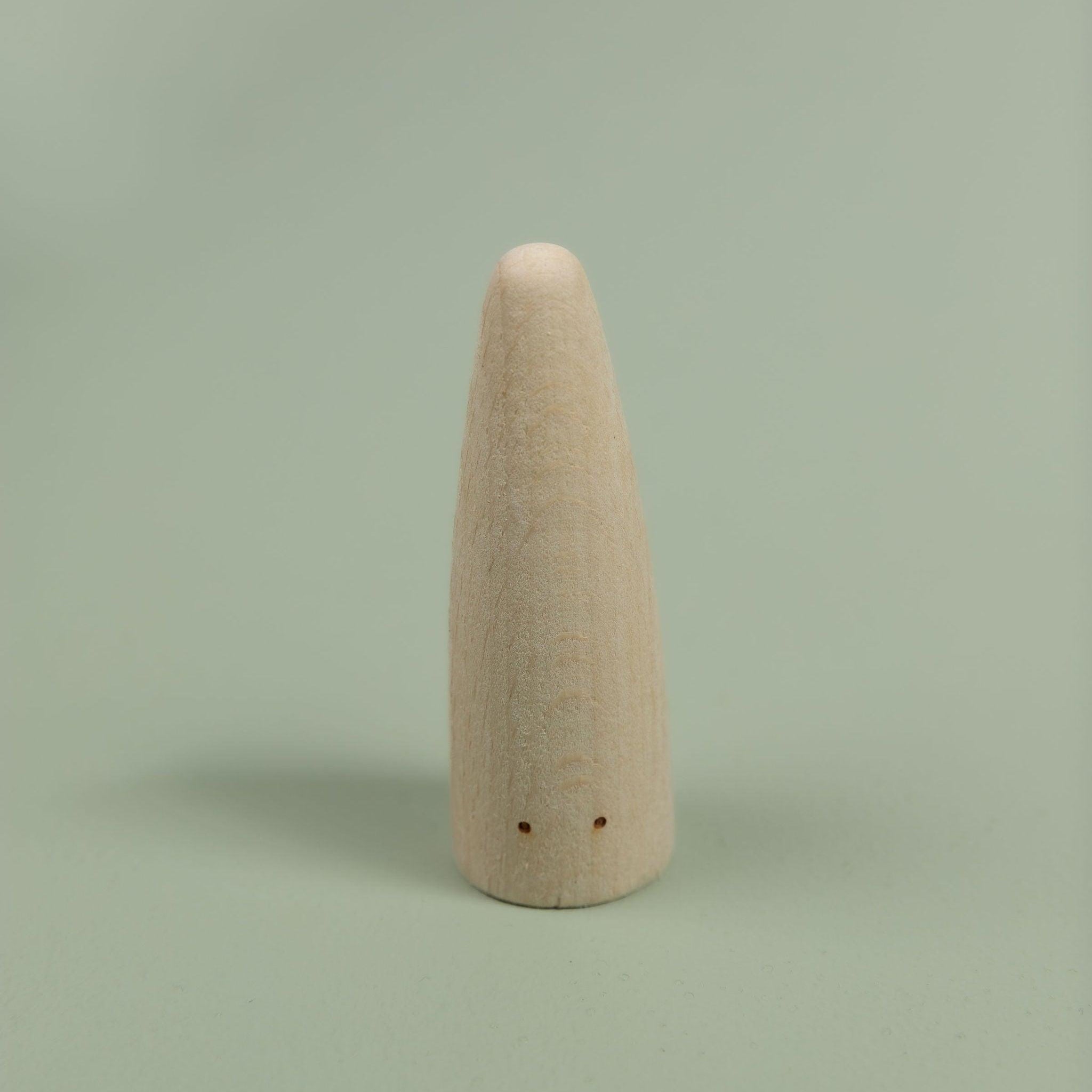 Wooden peg figures for pretend play and storytelling