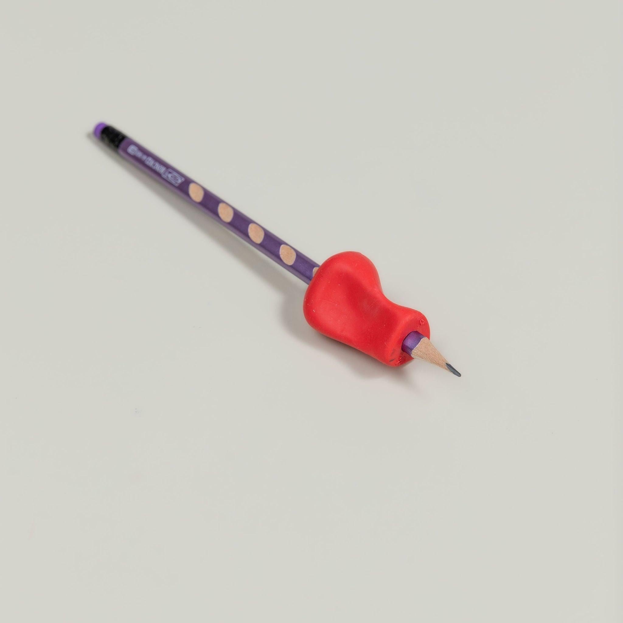 Silicone pencil grips for comfortable writing support