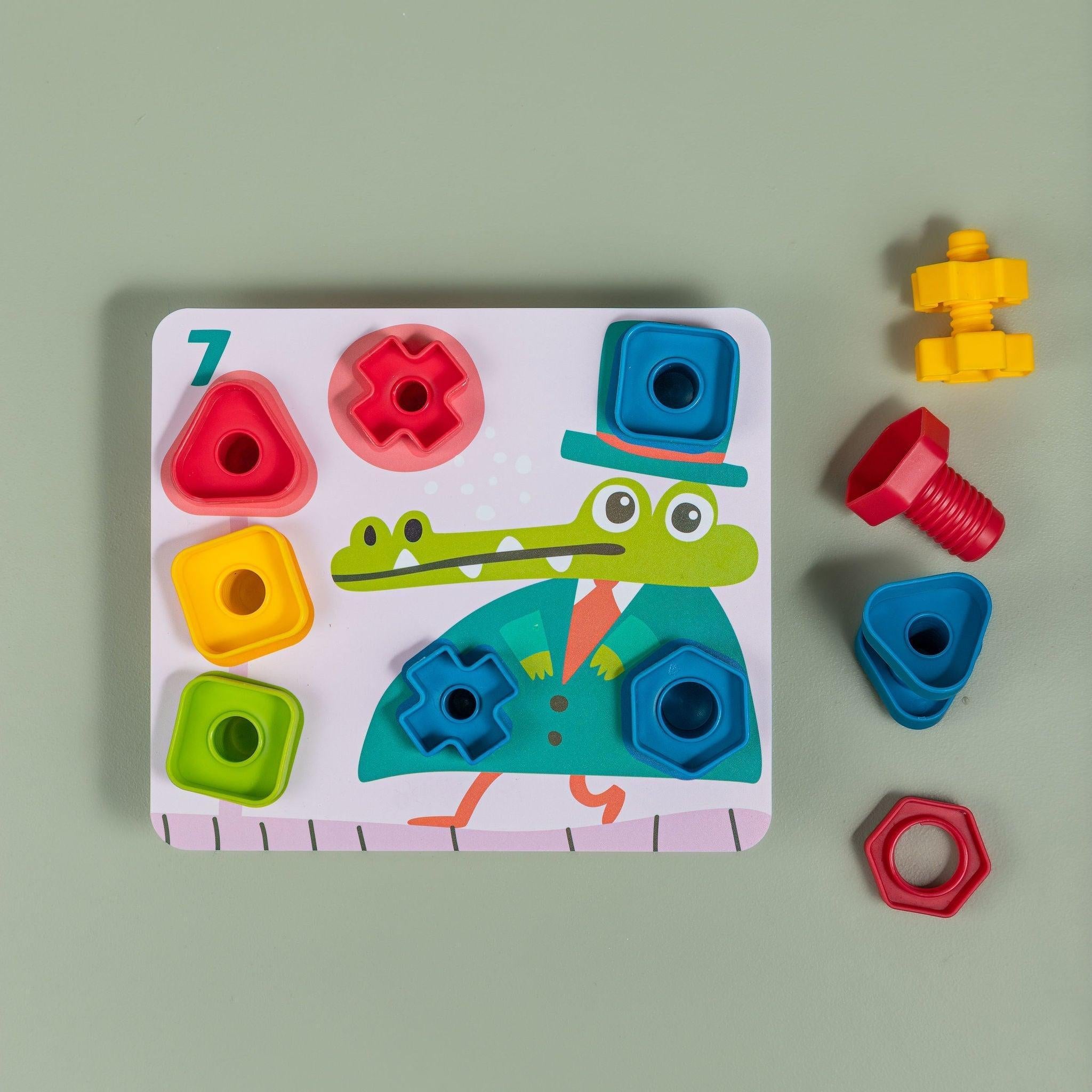 Playing With Screws - tiny tree toys - tiny tree toys