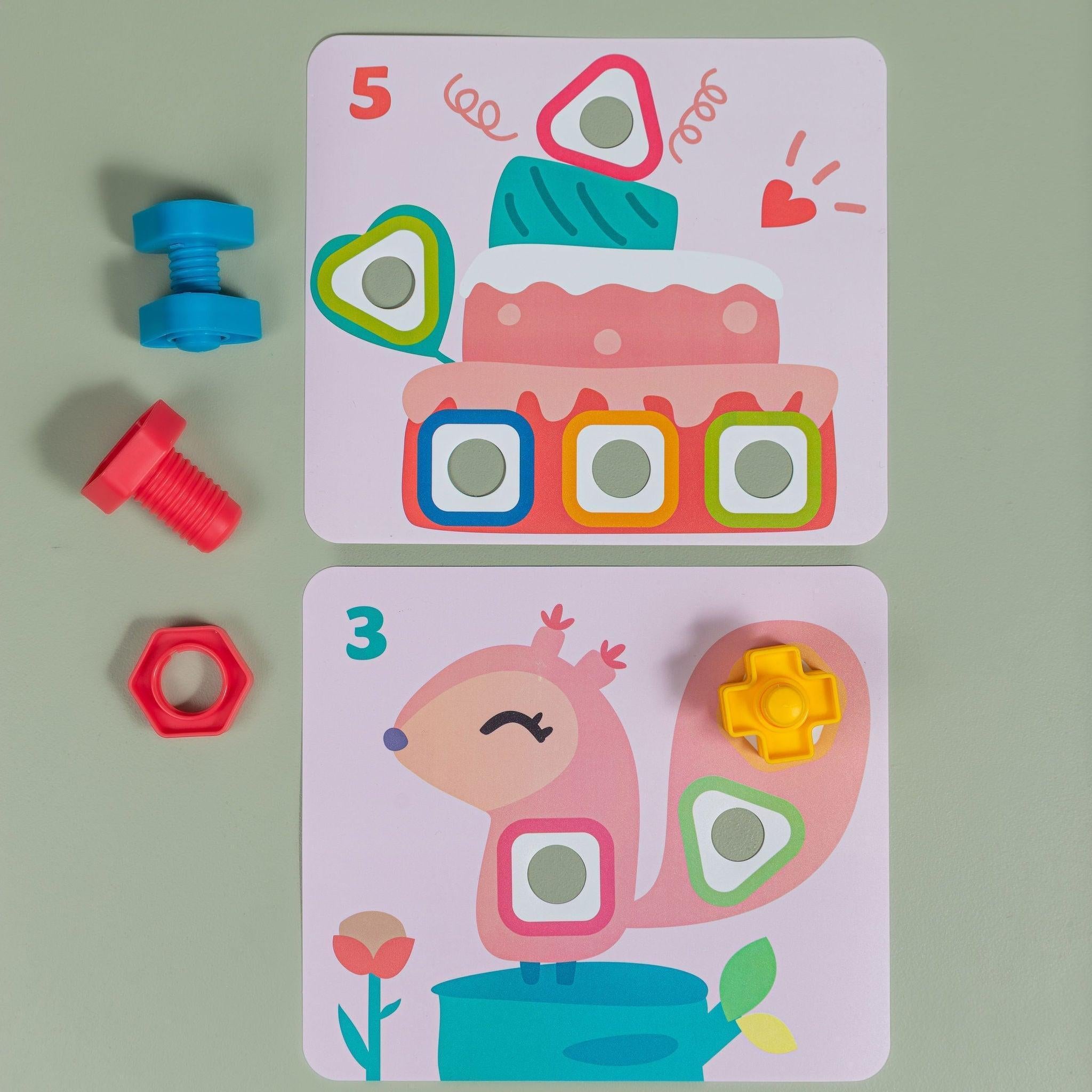 Playing With Screws - tiny tree toys - tiny tree toys
