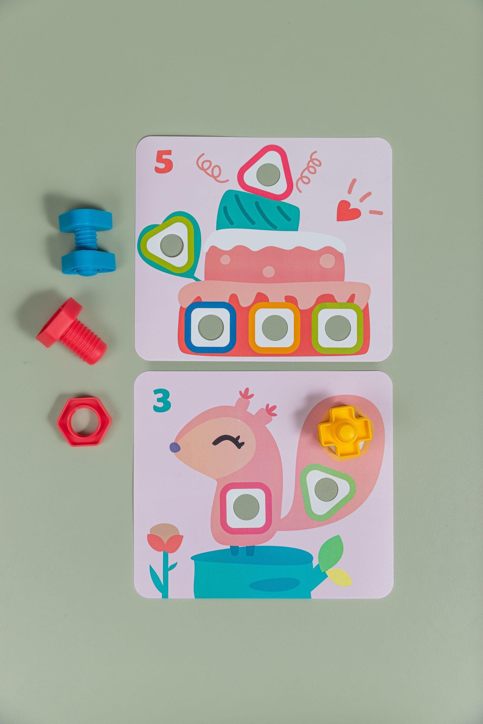 Playing With Screws - tiny tree toys - tiny tree toys