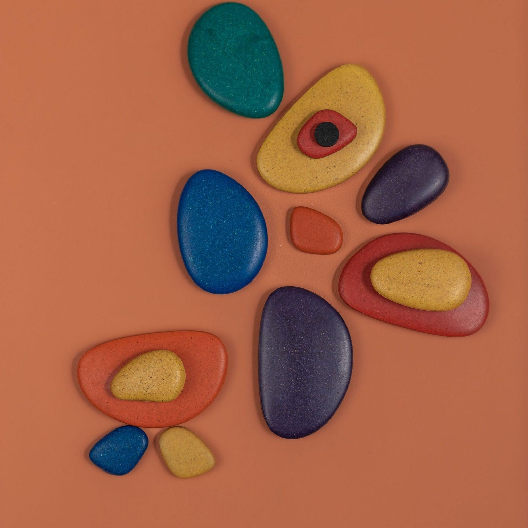 Rainbow Pebbles ( Earth ) - tiny tree toys - tiny tree toys
