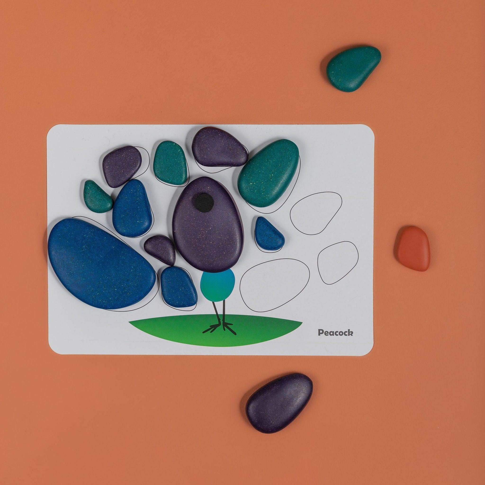 Rainbow Pebbles ( Earth ) - tiny tree toys - tiny tree toys
