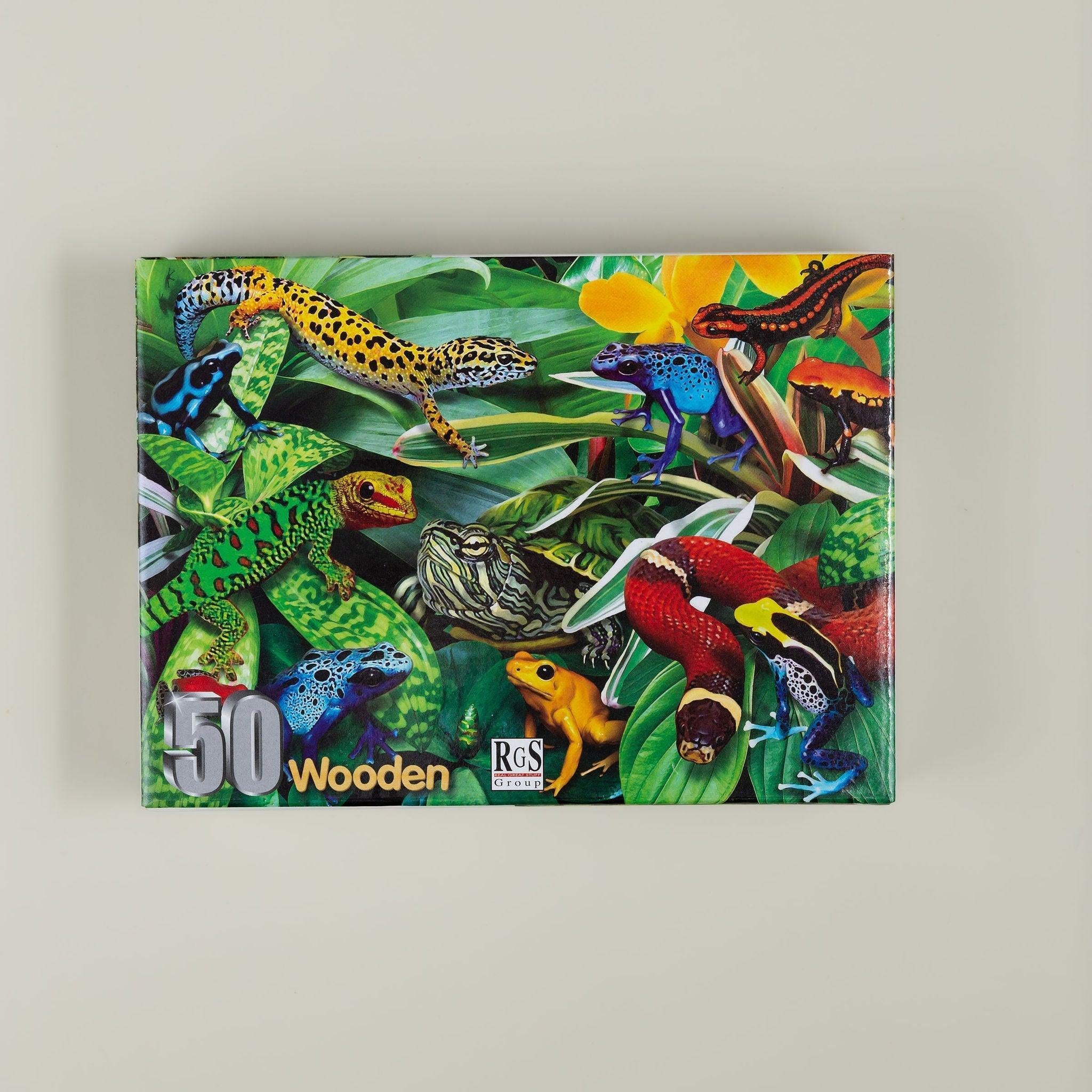 Reptiles Puzzle 50Pcs A4 - tiny tree toys - Smart Thinking