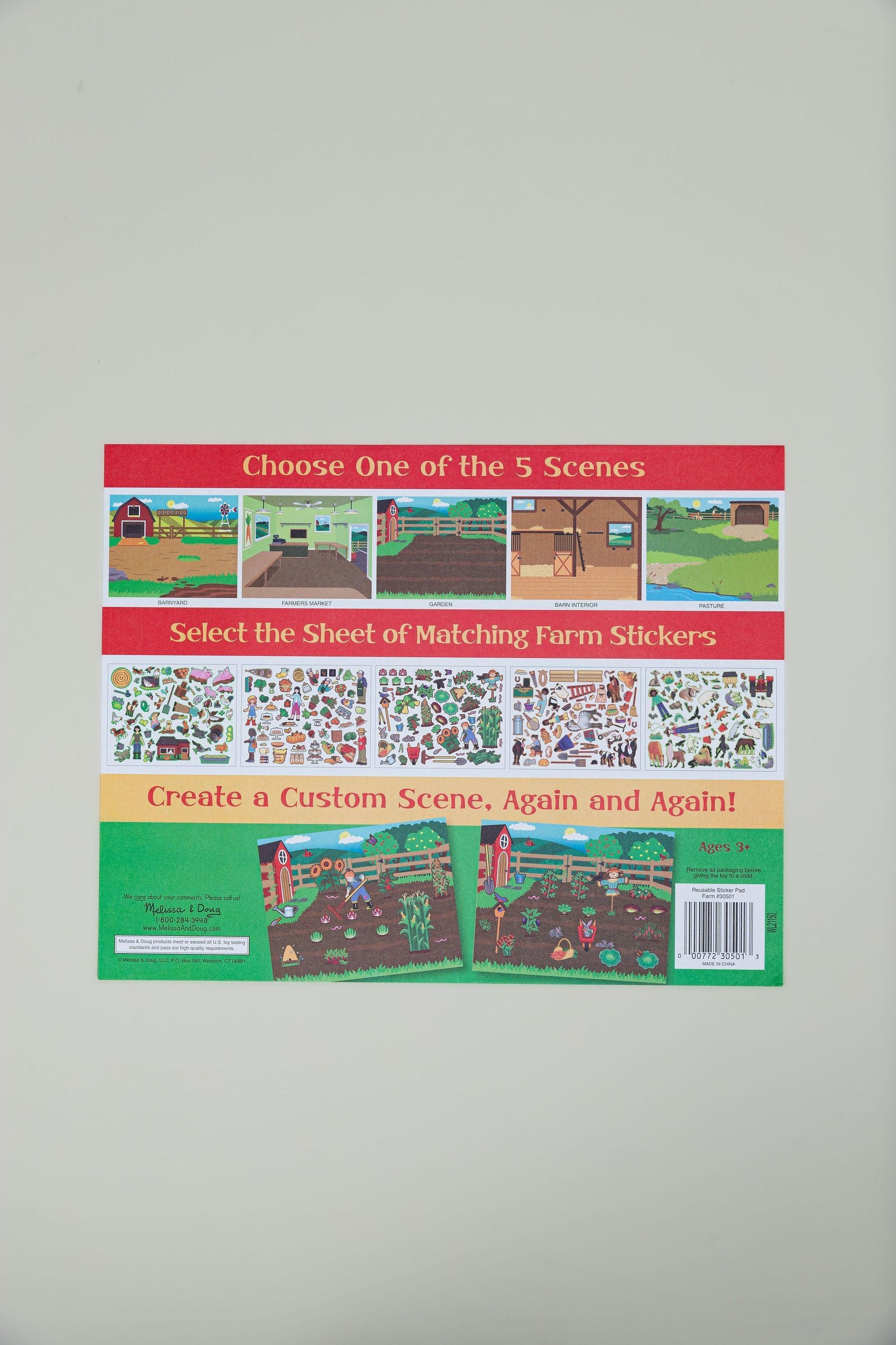 Reusable Stickers - Various Designs - tiny tree toys - Melissa & Doug