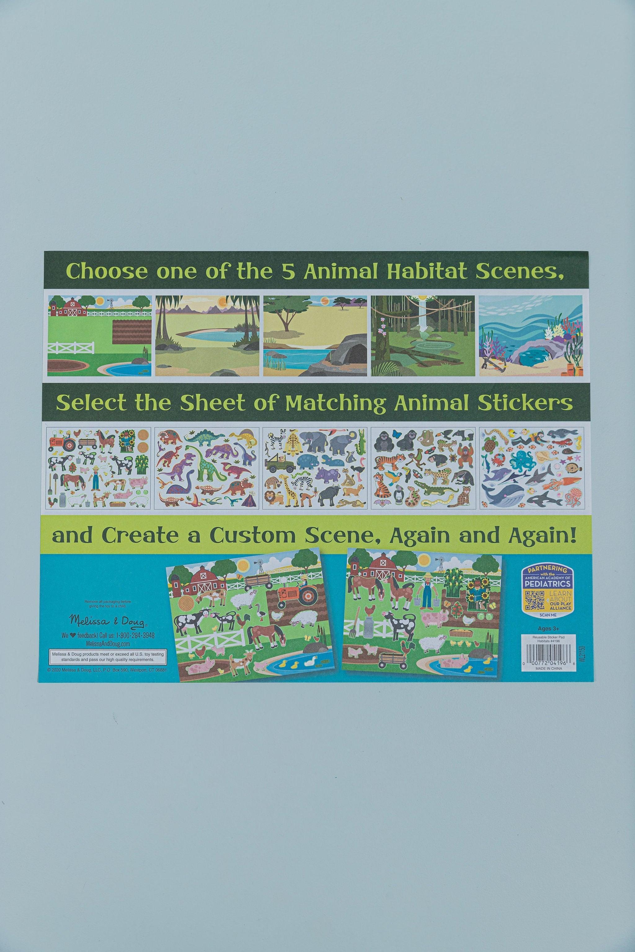 Reusable Stickers - Various Designs - tiny tree toys - Melissa & Doug