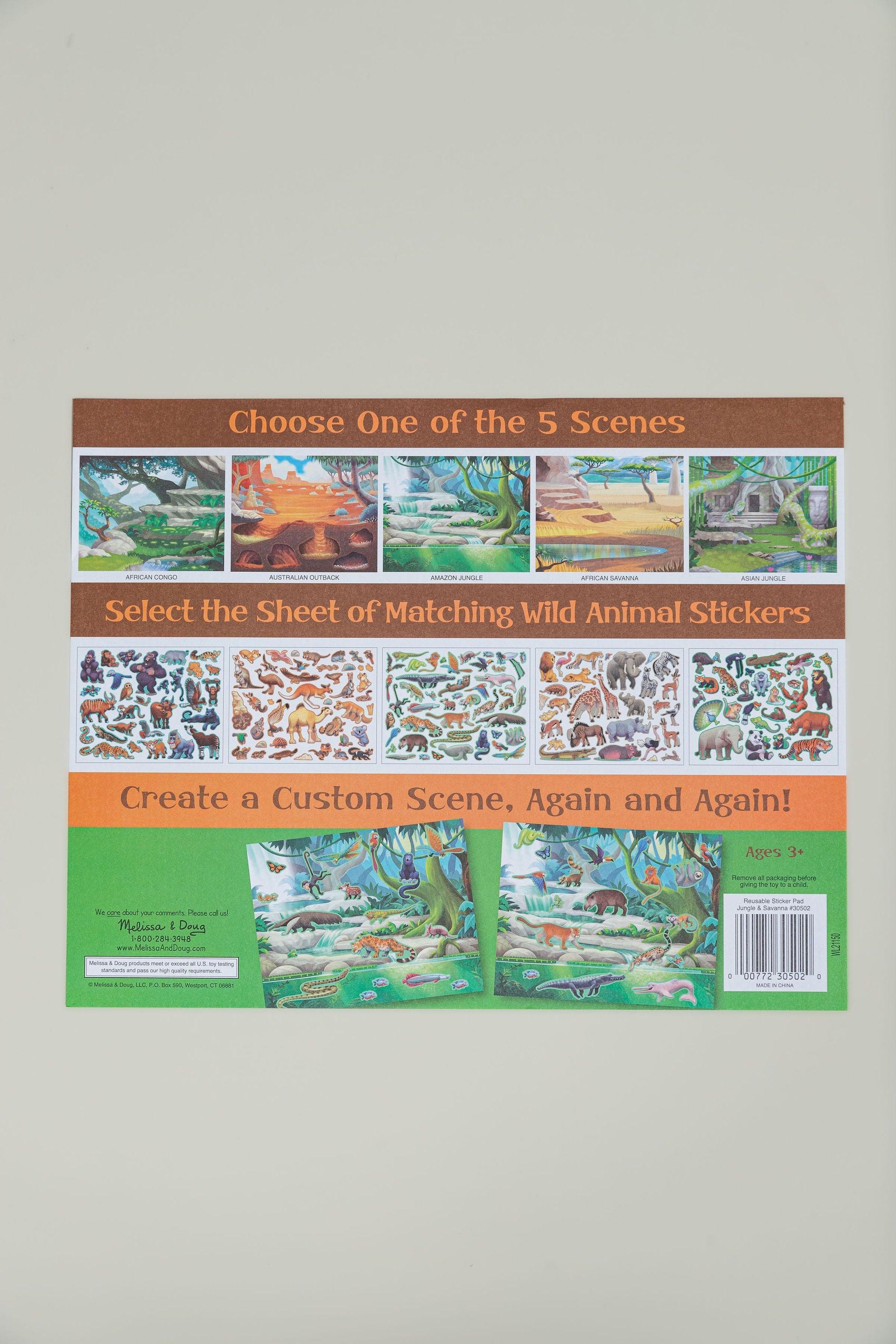 Reusable Stickers - Various Designs - tiny tree toys - Melissa & Doug