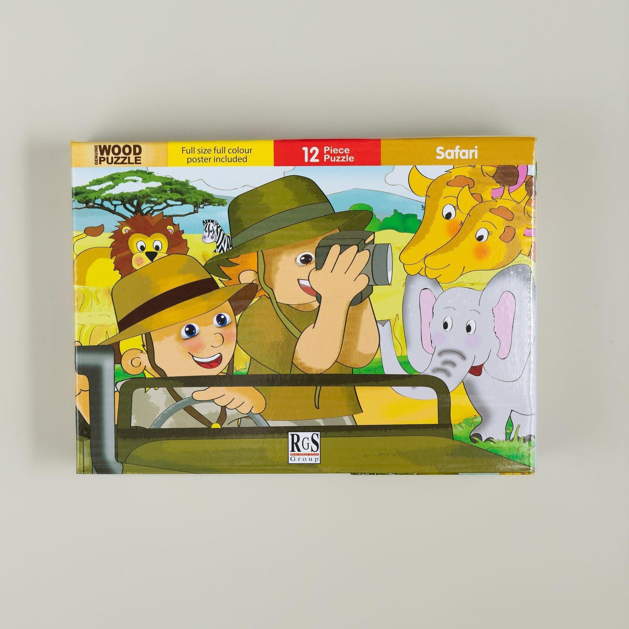 Safari Puzzle 12 Pcs - tiny tree toys - Smart Thinking
