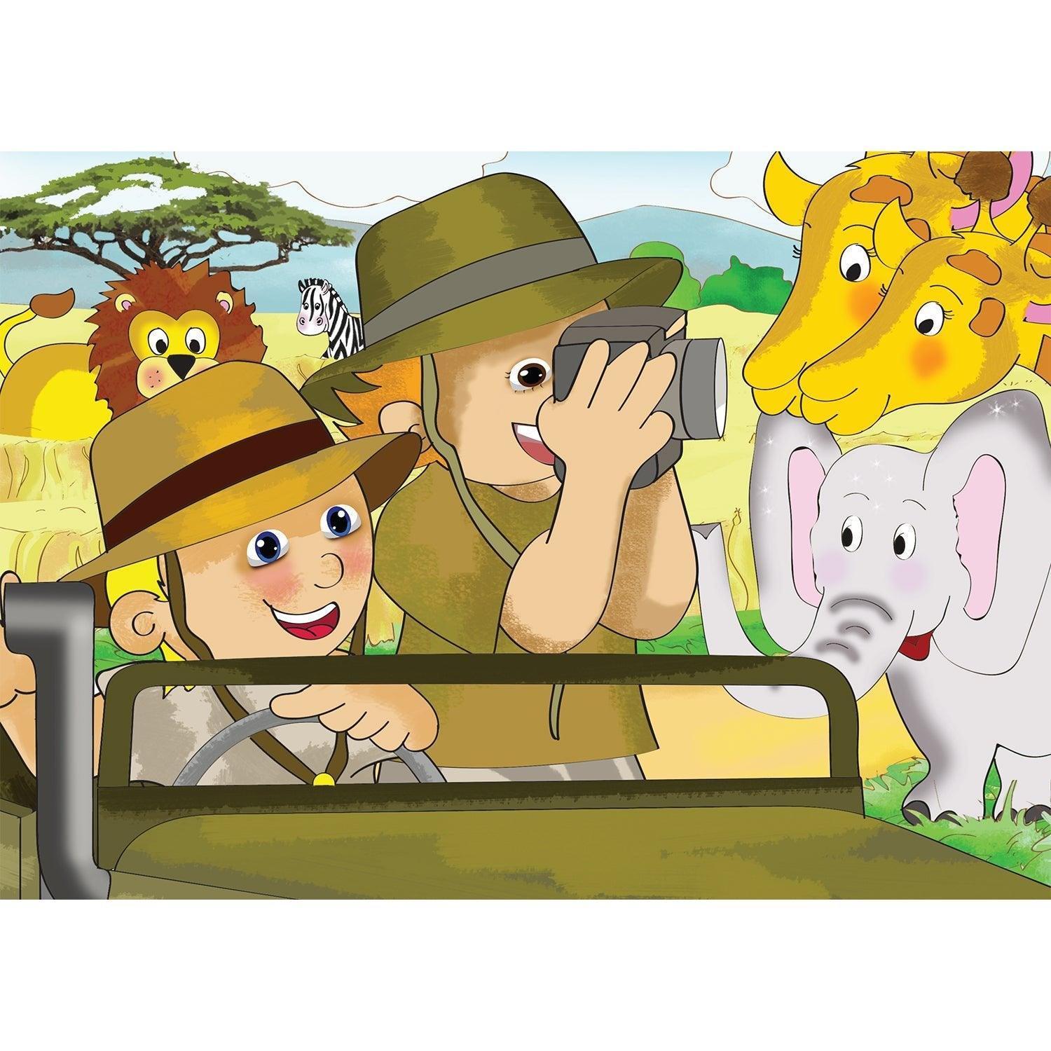 Safari Puzzle 12 Pcs - tiny tree toys - Smart Thinking