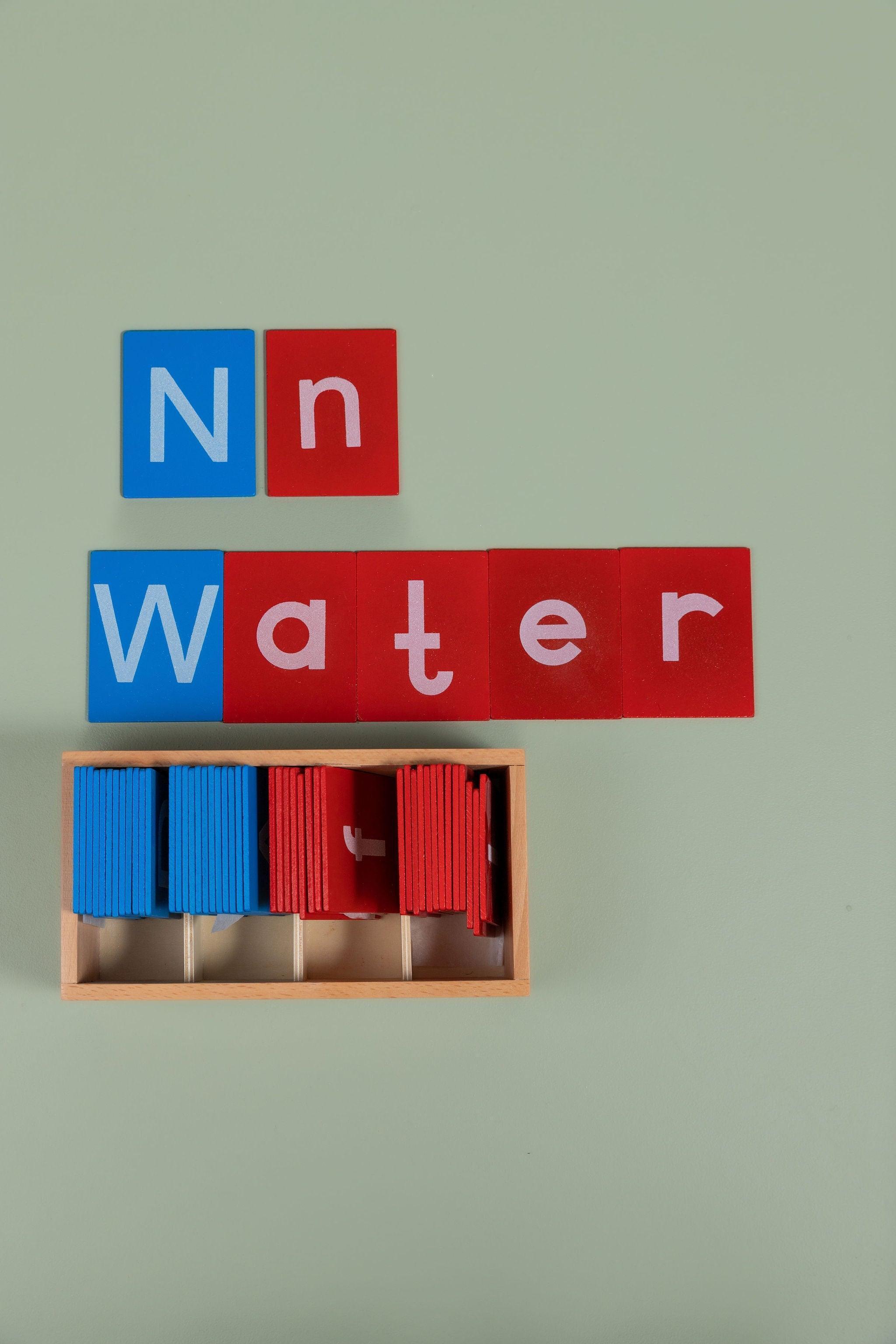 Sandpaper Letter Set - tiny tree toys - tiny tree toys