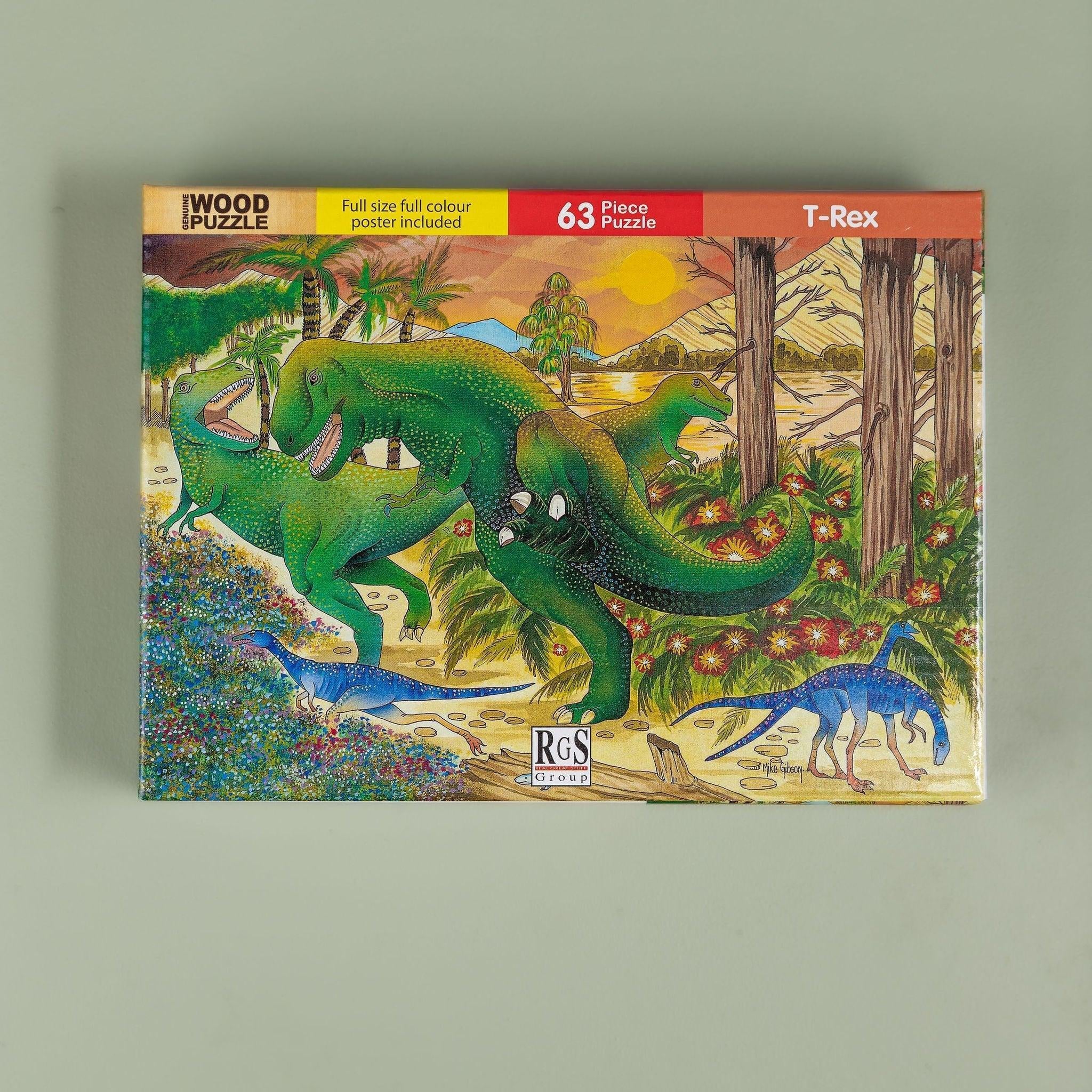 T-Rex Puzzle 63 Pcs - tiny tree toys - Smart Thinking