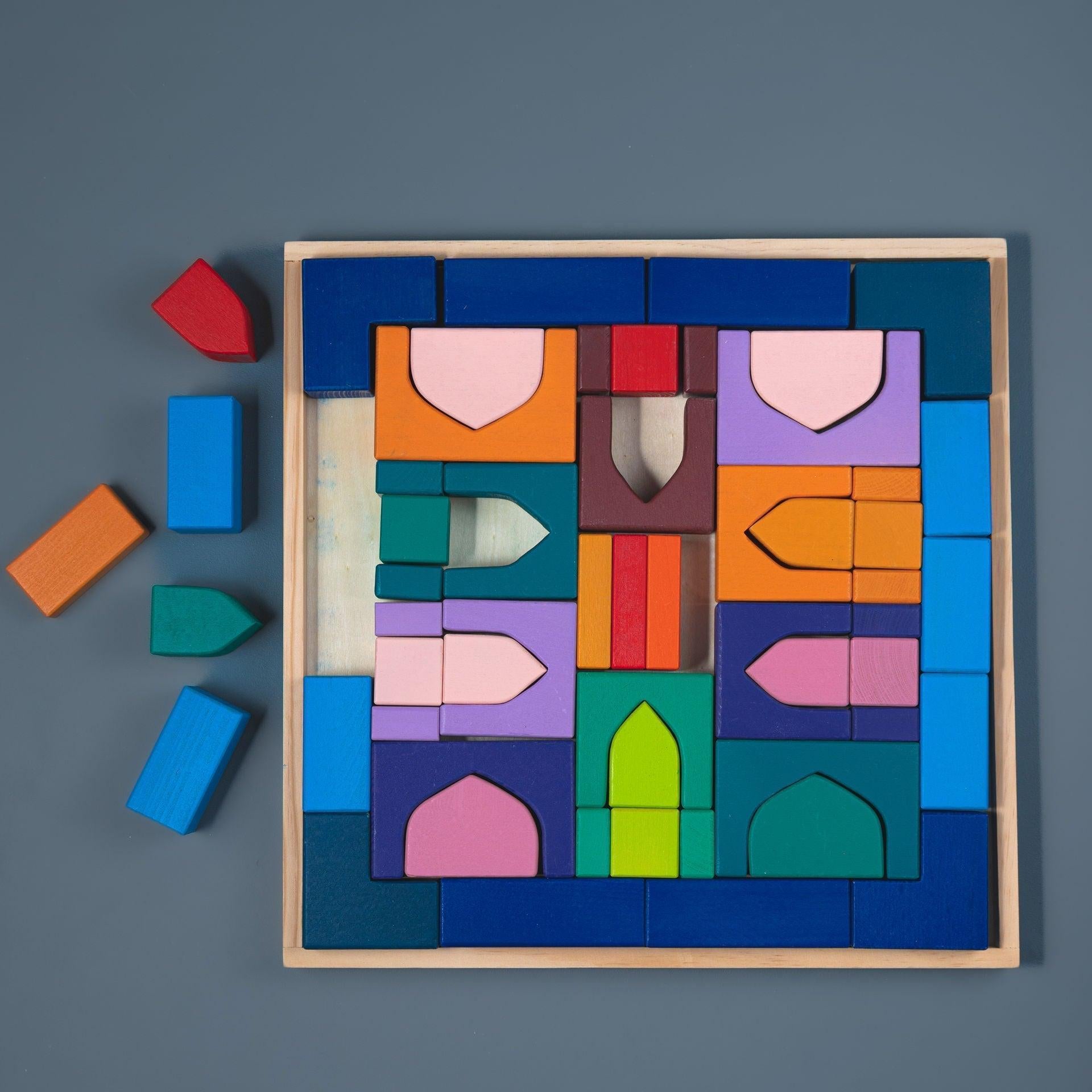 Town Block Set - tiny tree toys - tiny tree toys