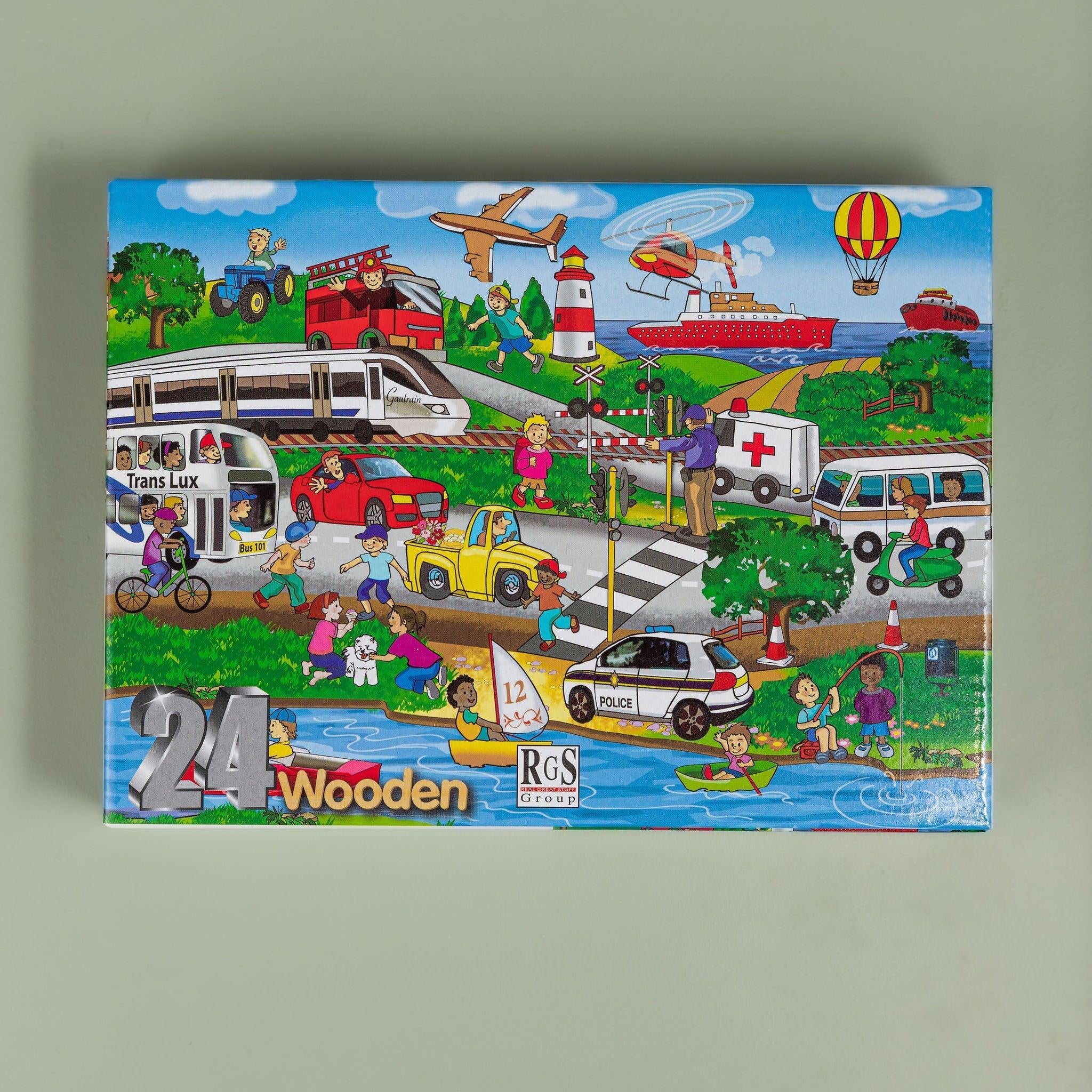 Transport Puzzle 24 Pcs - tiny tree toys - Smart Thinking