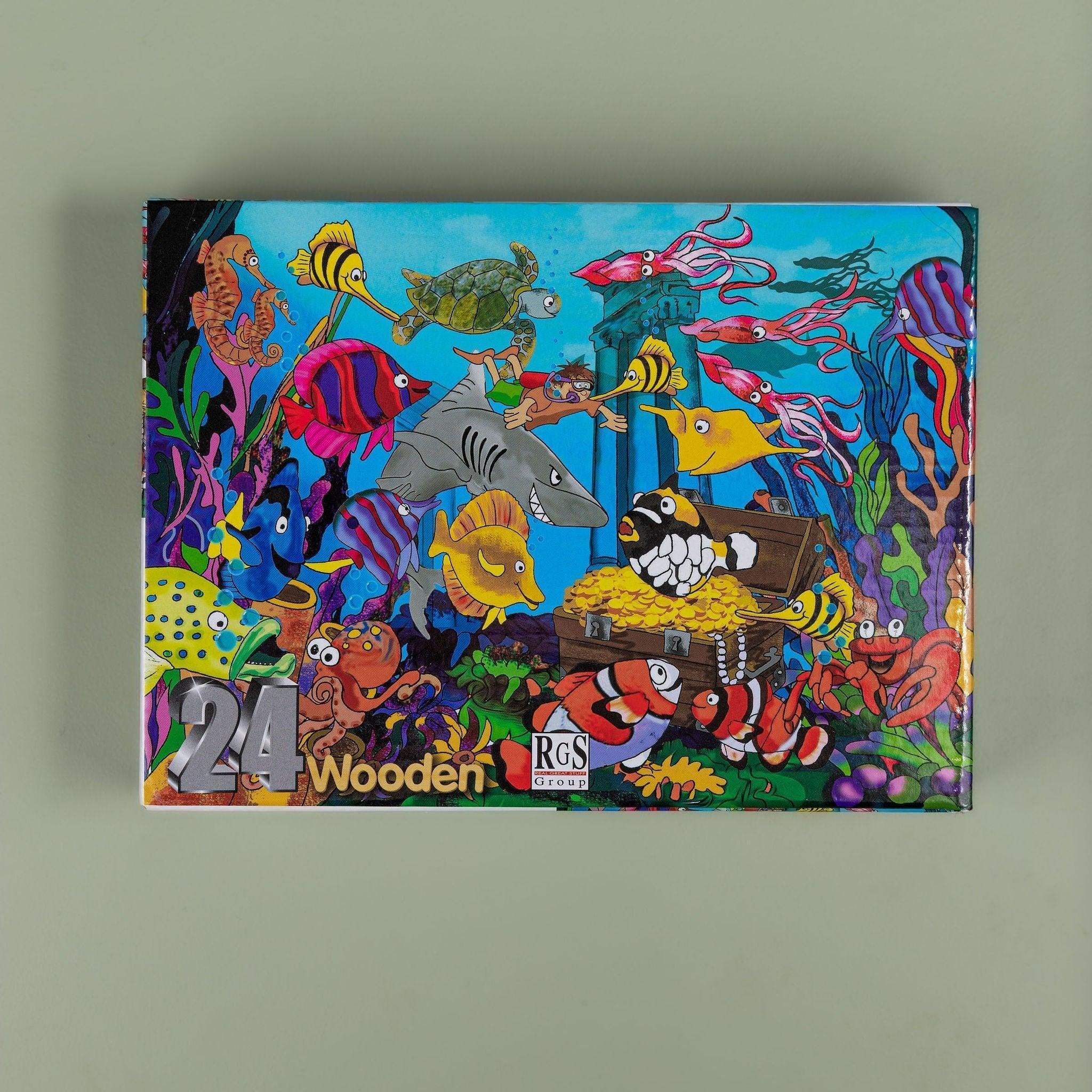 Underwater Wooden Puzzle 24Pcs - tiny tree toys - Smart Thinking