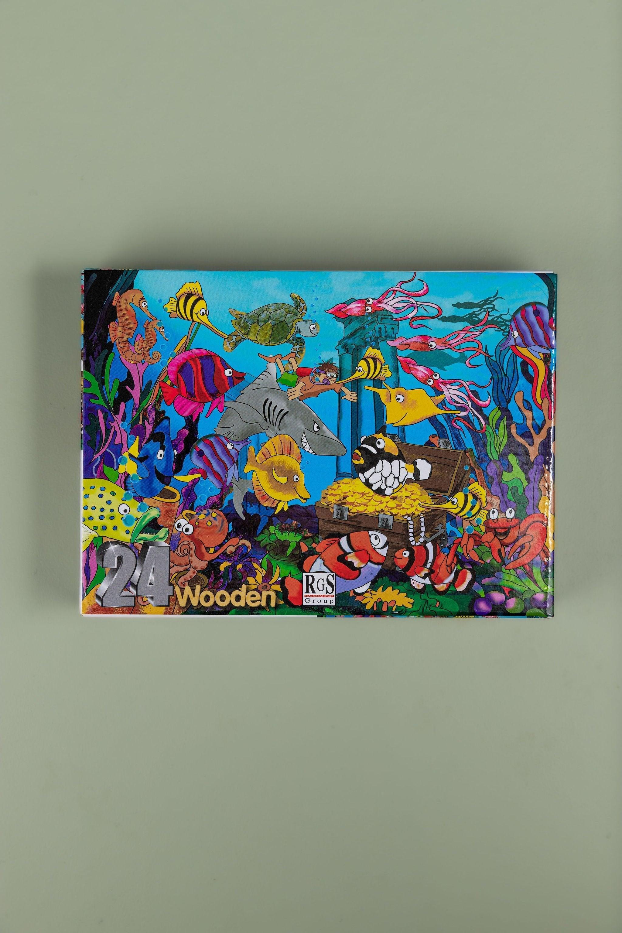 Underwater Wooden Puzzle 24Pcs - tiny tree toys - Smart Thinking