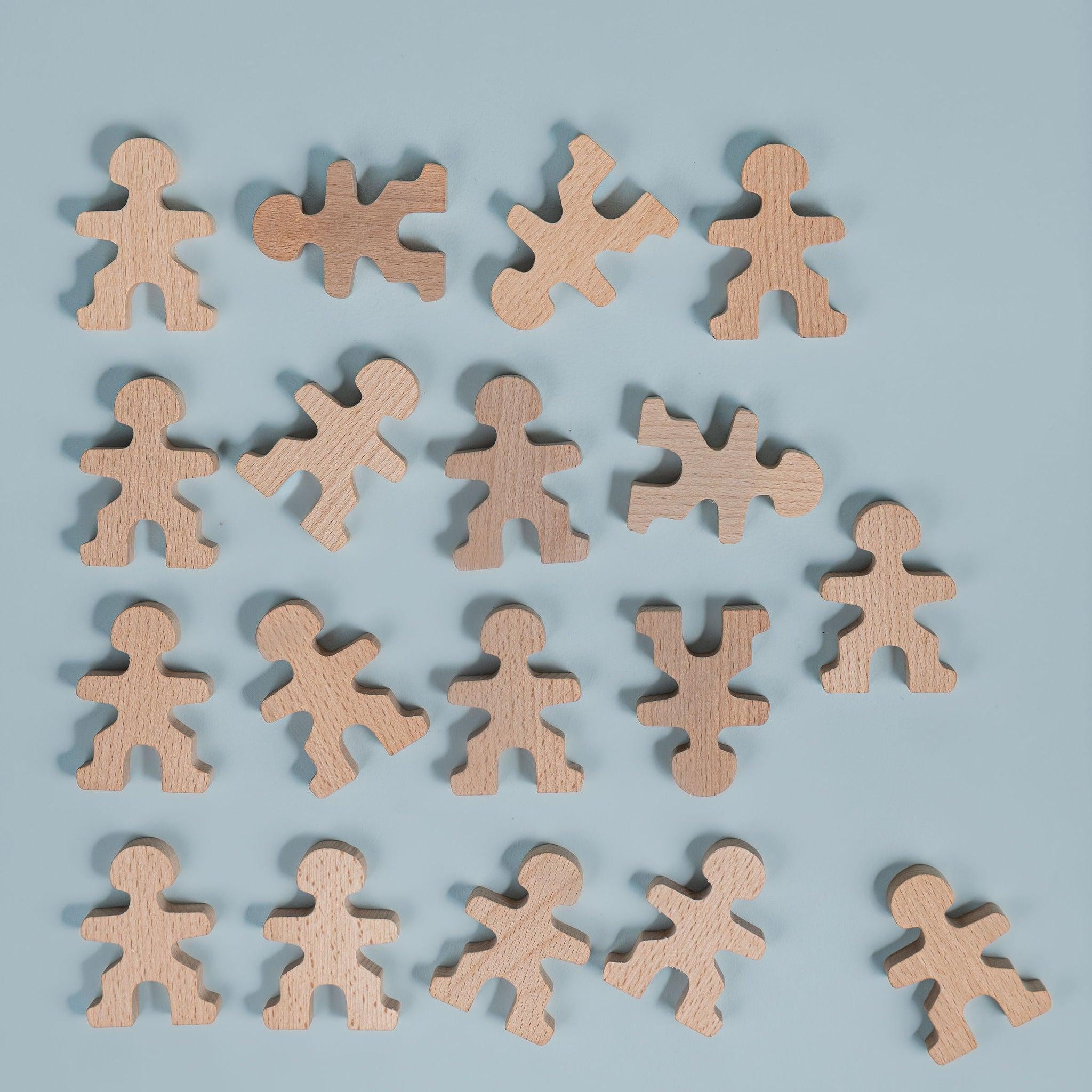 Wooden Balancing Men 18 Pc - tiny tree toys - tiny tree toys
