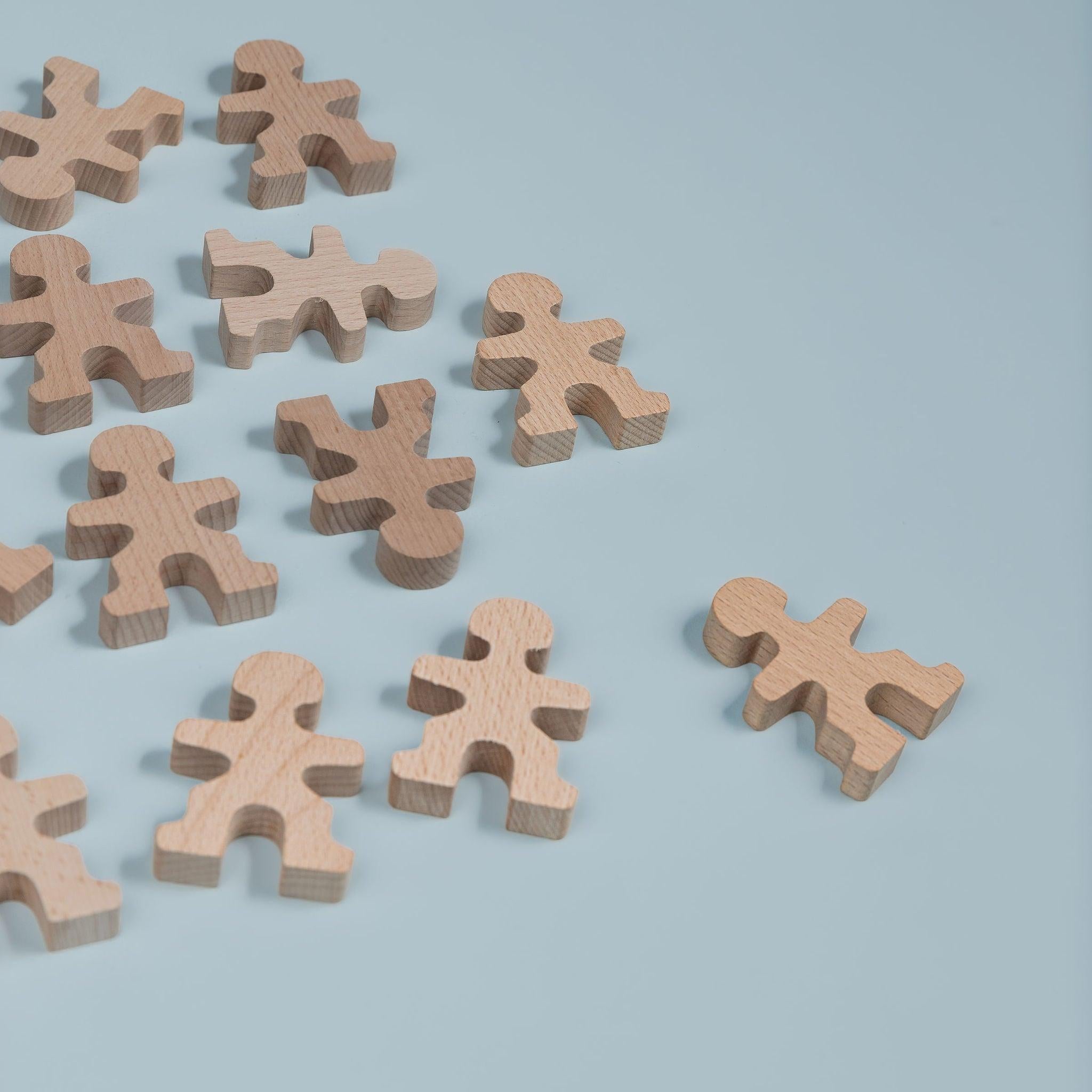 Wooden Balancing Men 18 Pc - tiny tree toys - tiny tree toys