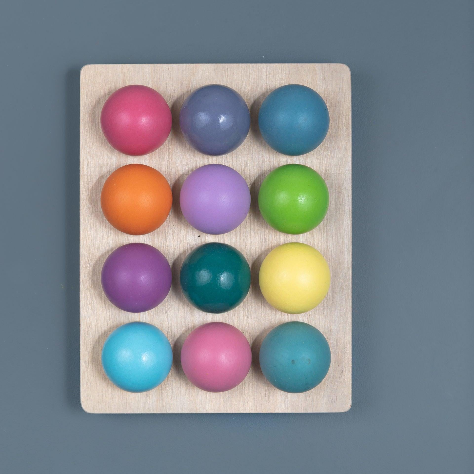 Wooden Ball Set - Various Colours - tiny tree toys - tiny tree toys