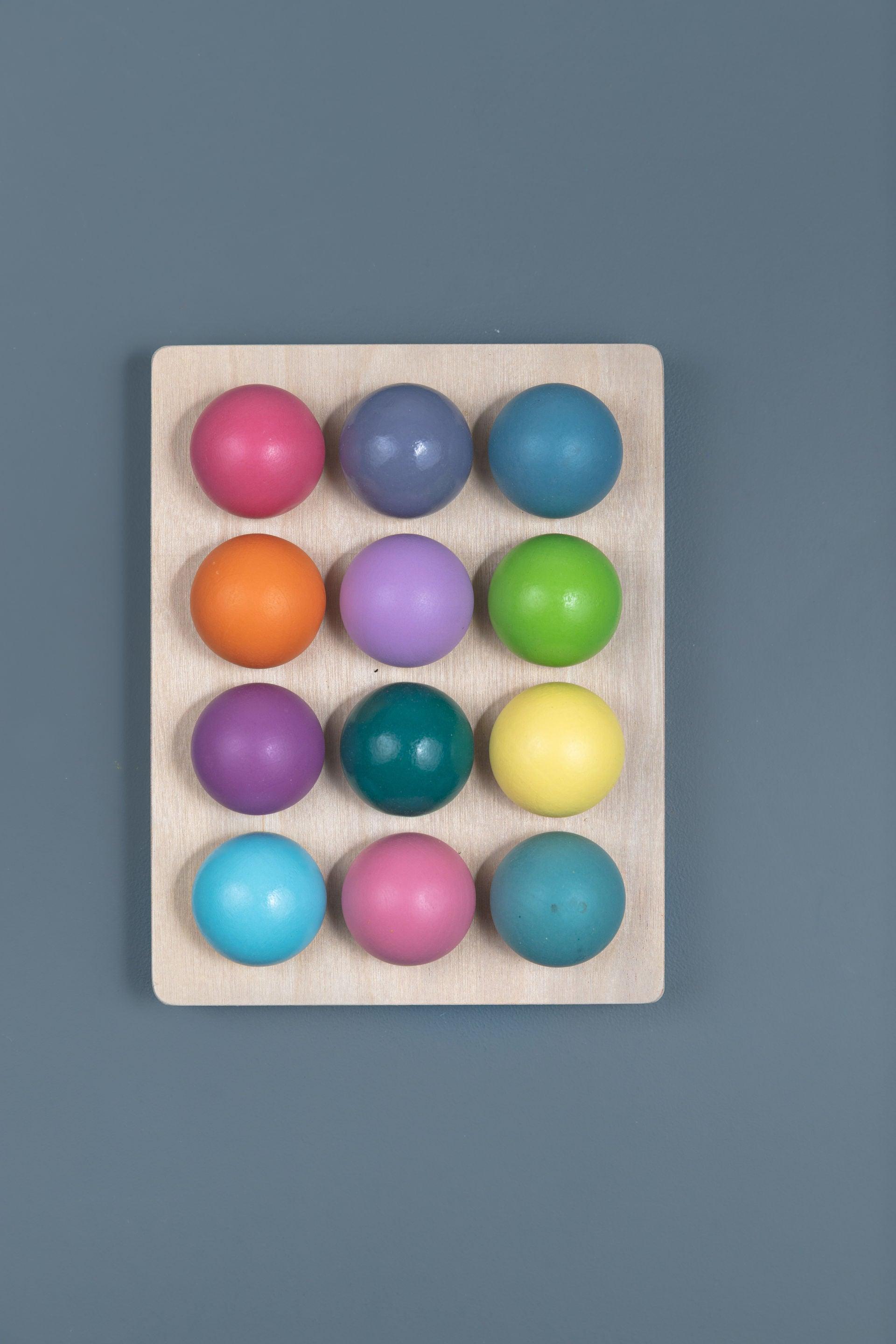 Wooden Ball Set - Various Colours - tiny tree toys - tiny tree toys