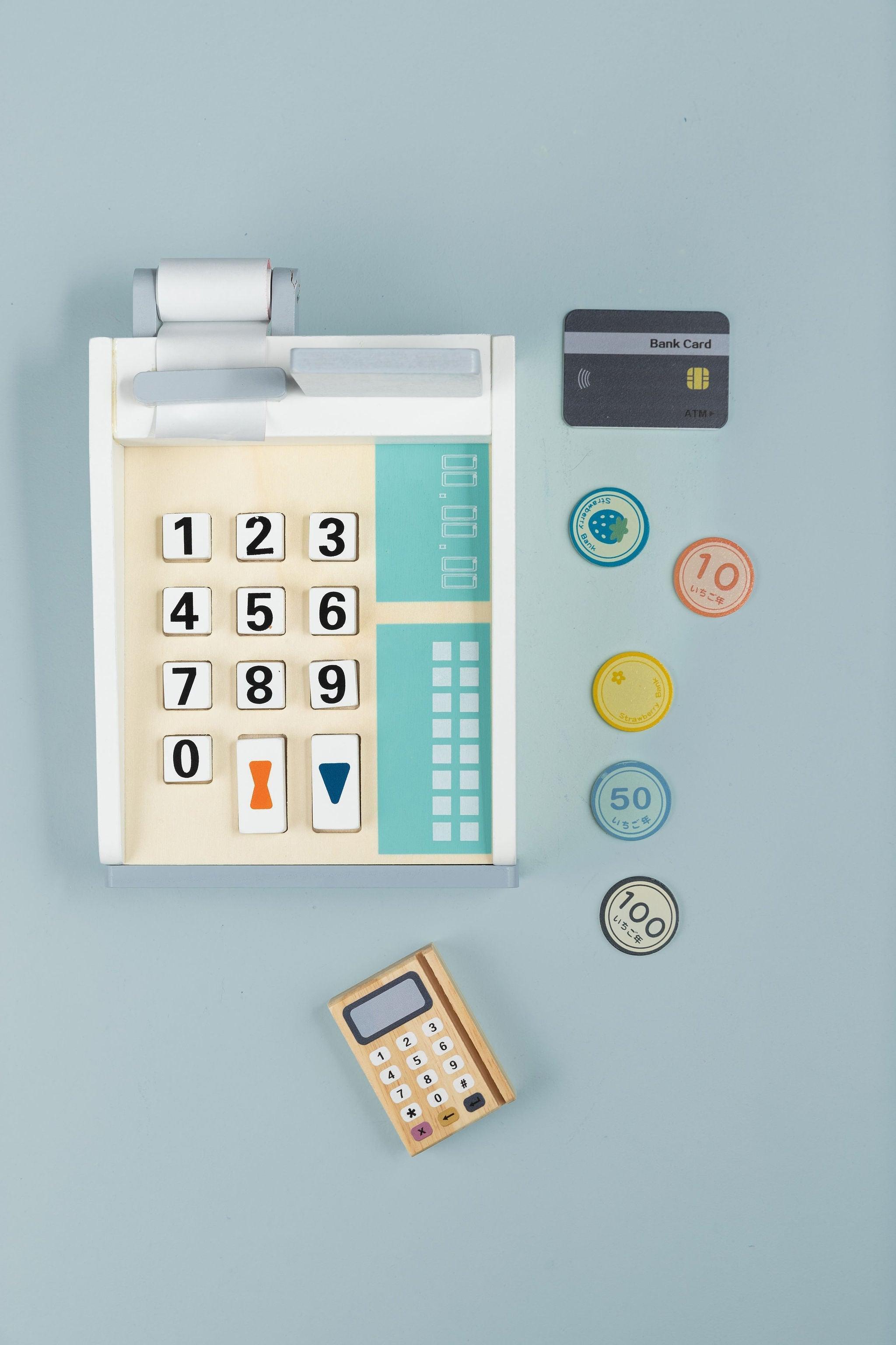 Wooden Cashier - tiny tree toys - nunukids