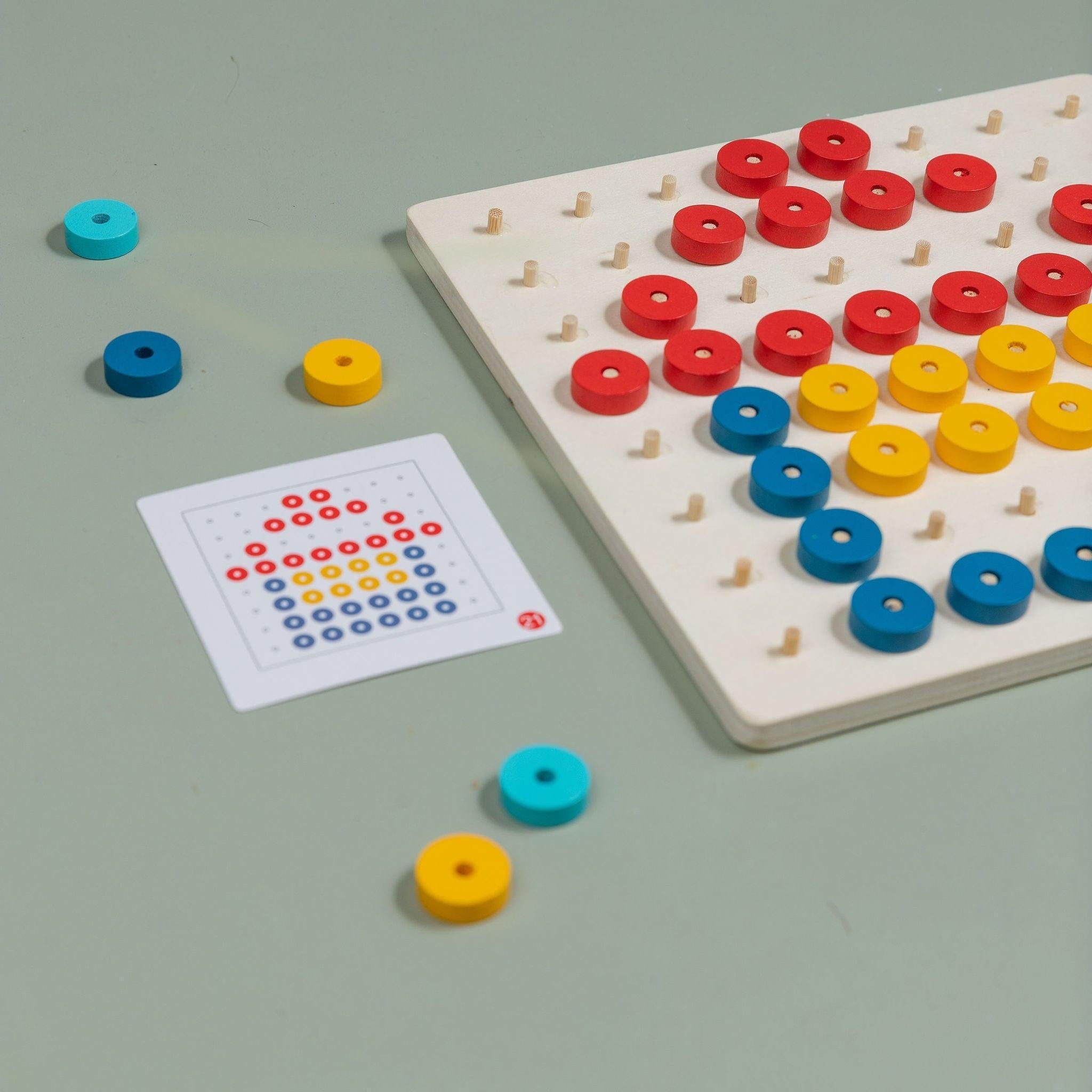 Wooden Disc Board - tiny tree toys - tiny tree toys