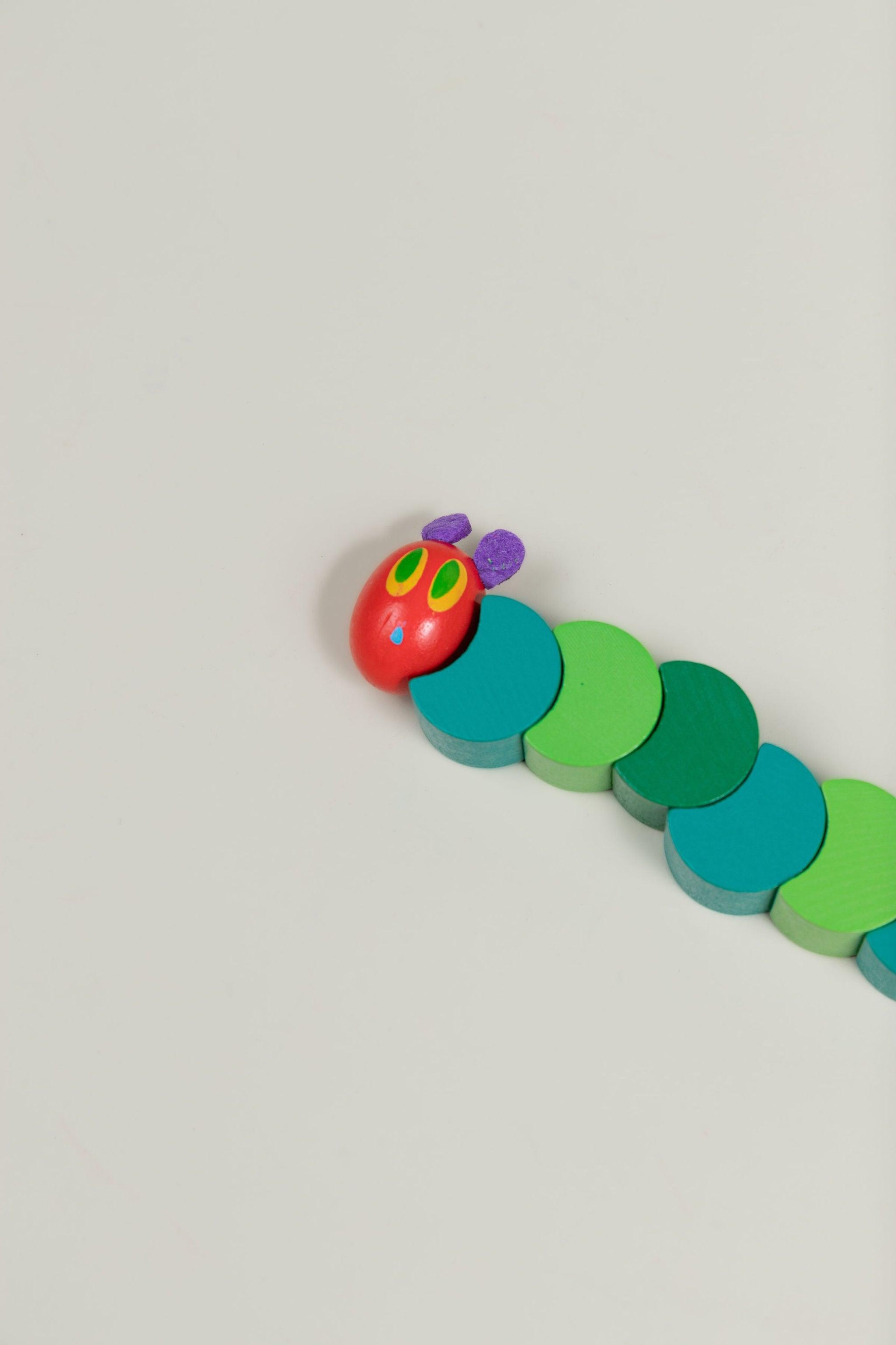 Wooden Hungry Caterpiller - tiny tree toys - tiny tree toys