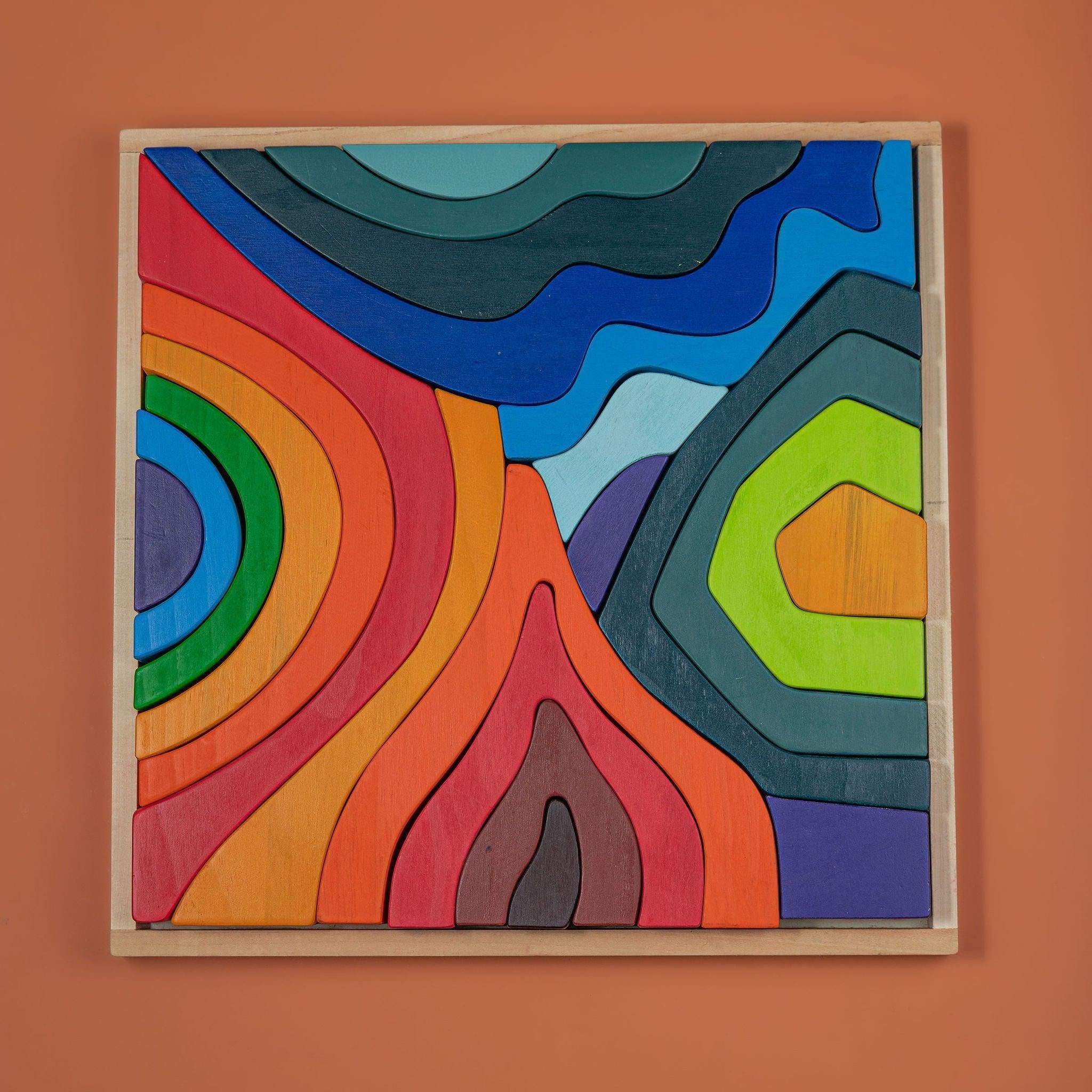 Wooden Rainbow Blocks - tiny tree toys - tiny tree toys