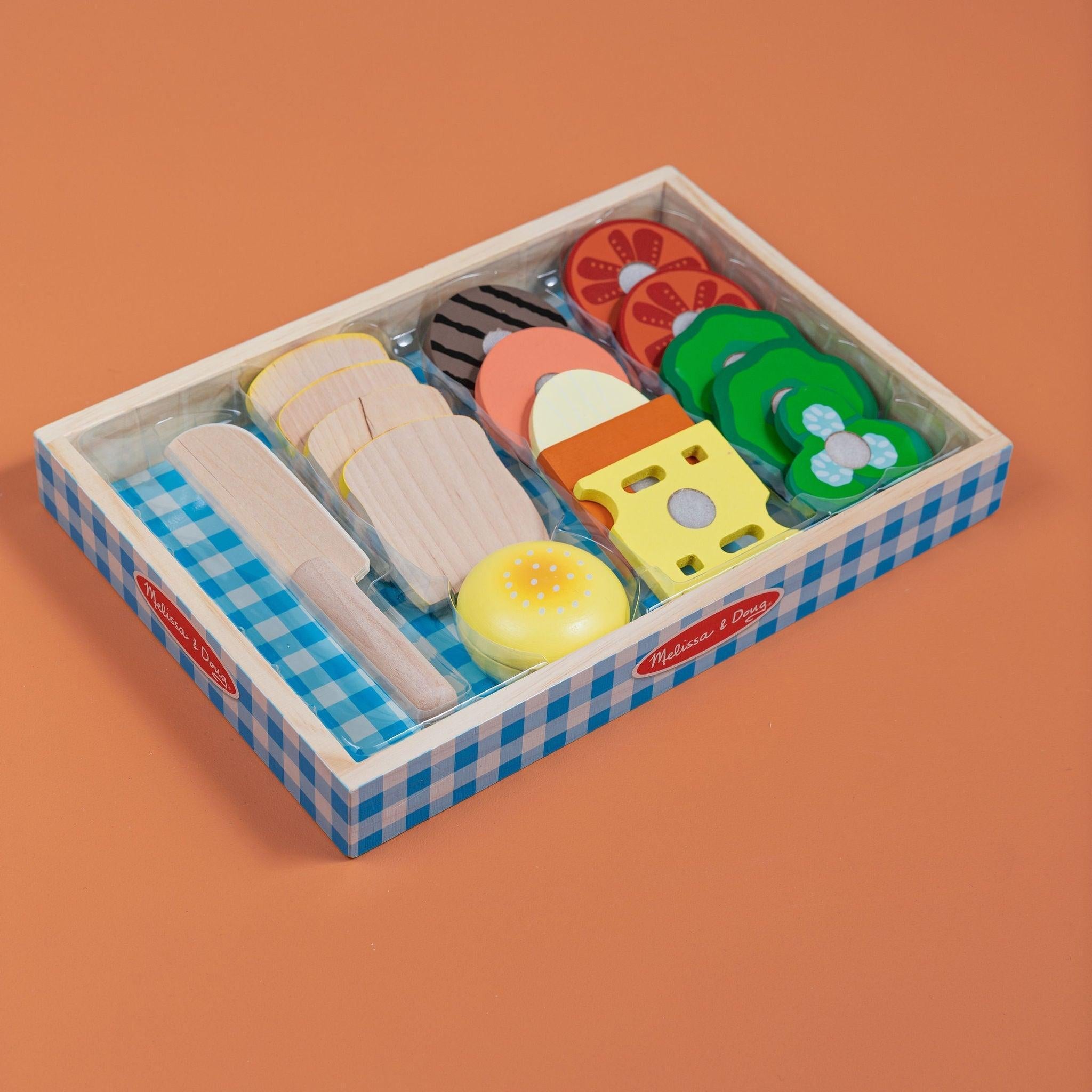 Wooden Sandwich Set - tiny tree toys - Melissa & Doug