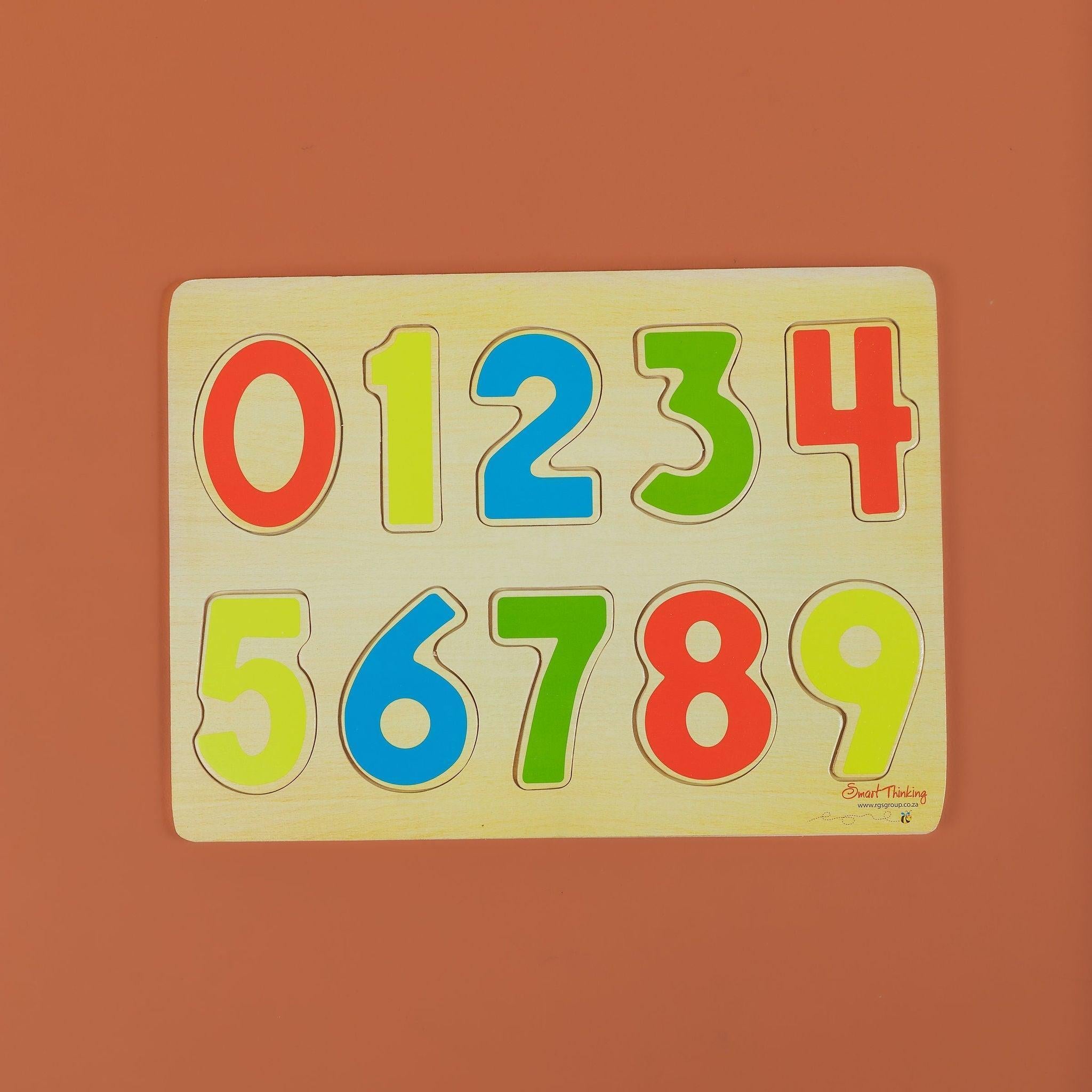 Wooden Tray Puzzle: Numbers - tiny tree toys - Smart Thinking