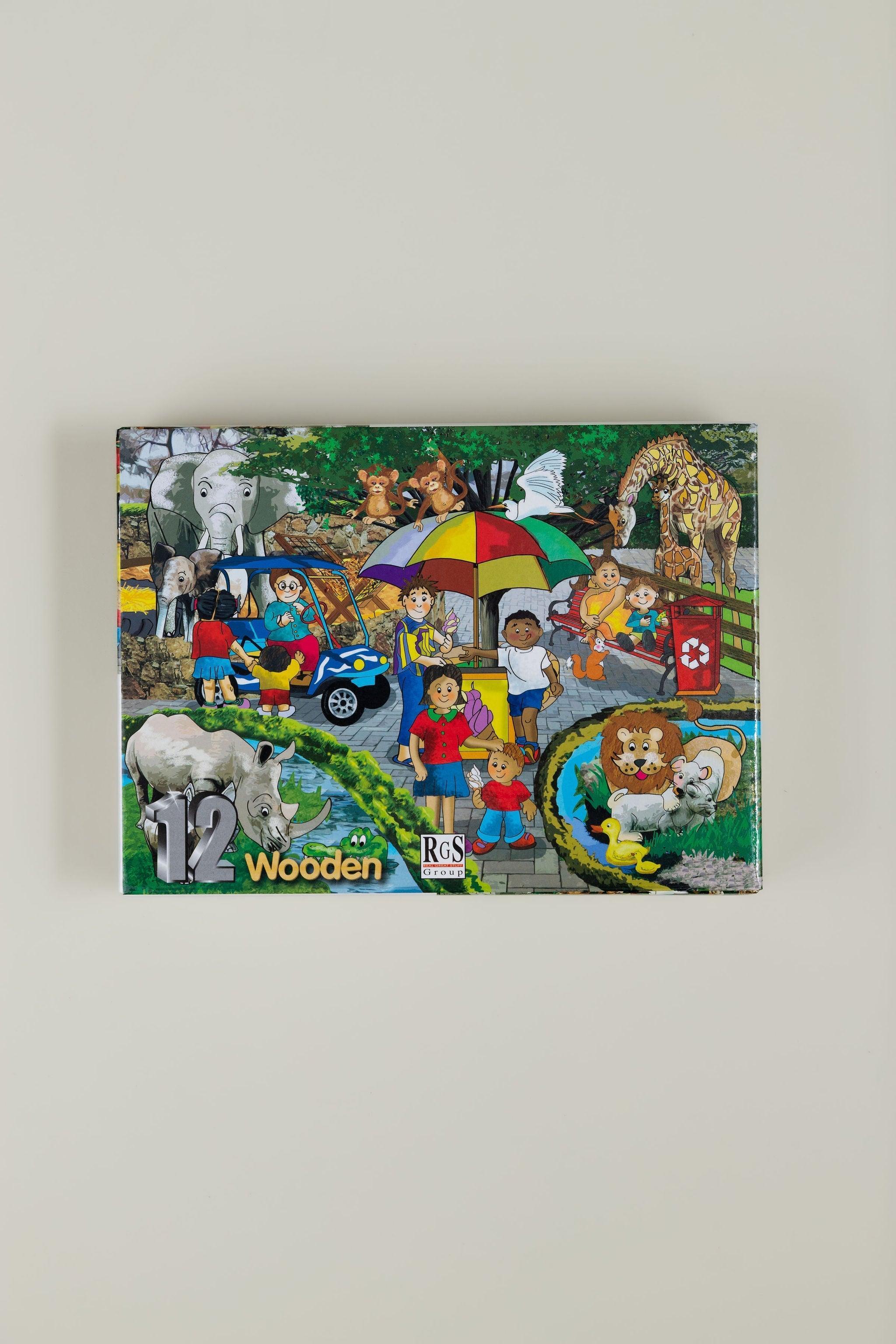 Zoo Puzzle 12 Pcs - tiny tree toys - Smart Thinking