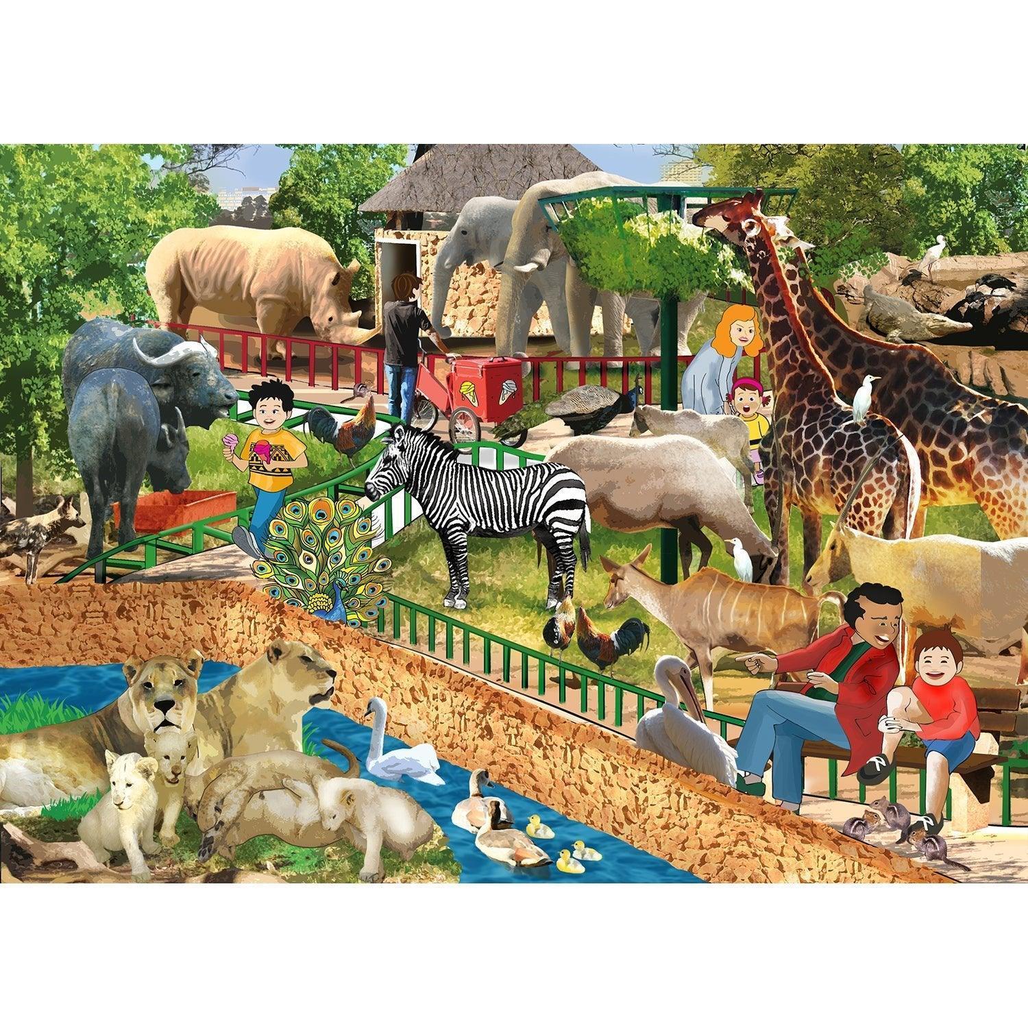 Zoo Puzzle 36 Pcs - tiny tree toys - Smart Thinking