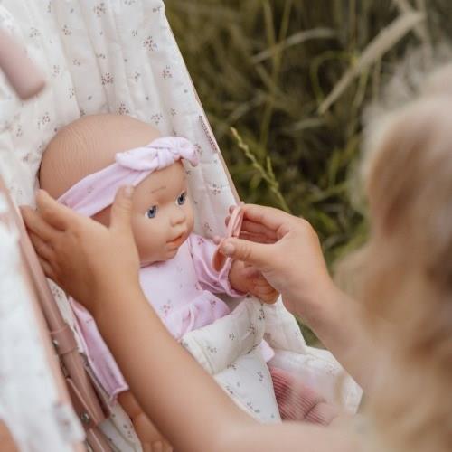 Baby doll Lily with pacifier