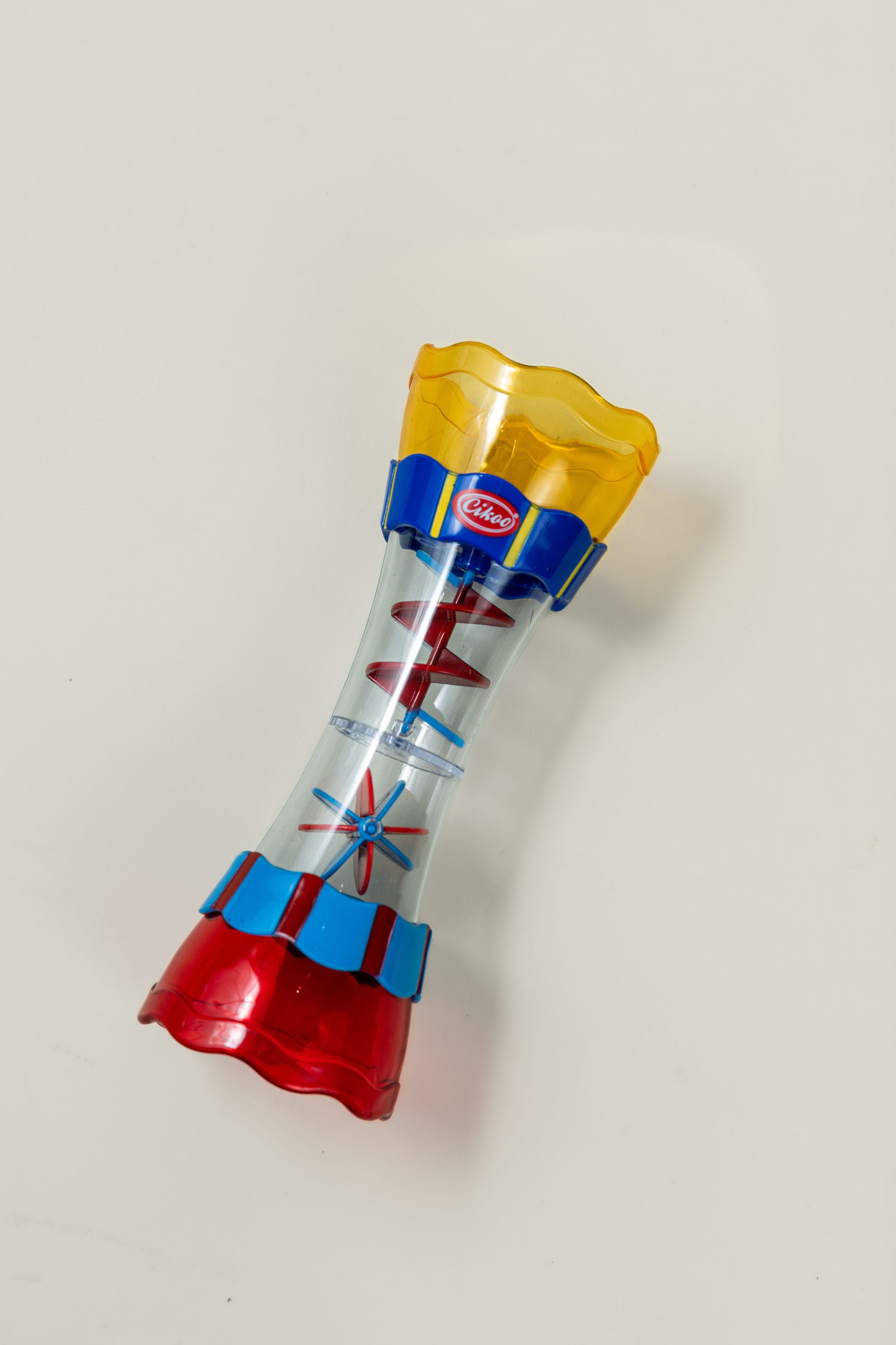 Bath play rain maker toy with spinning water wheels