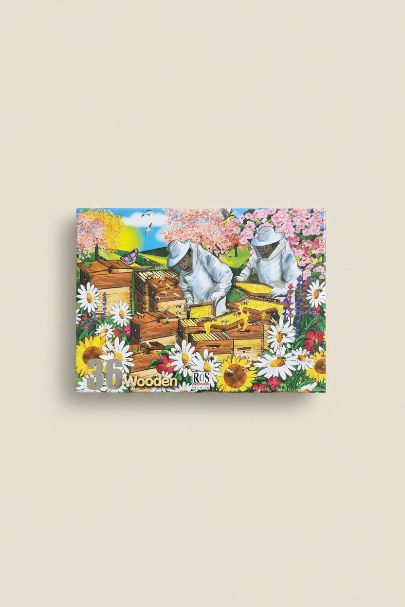 Beekeeper wooden puzzle