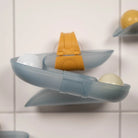 Blue bath ball track for toddlers