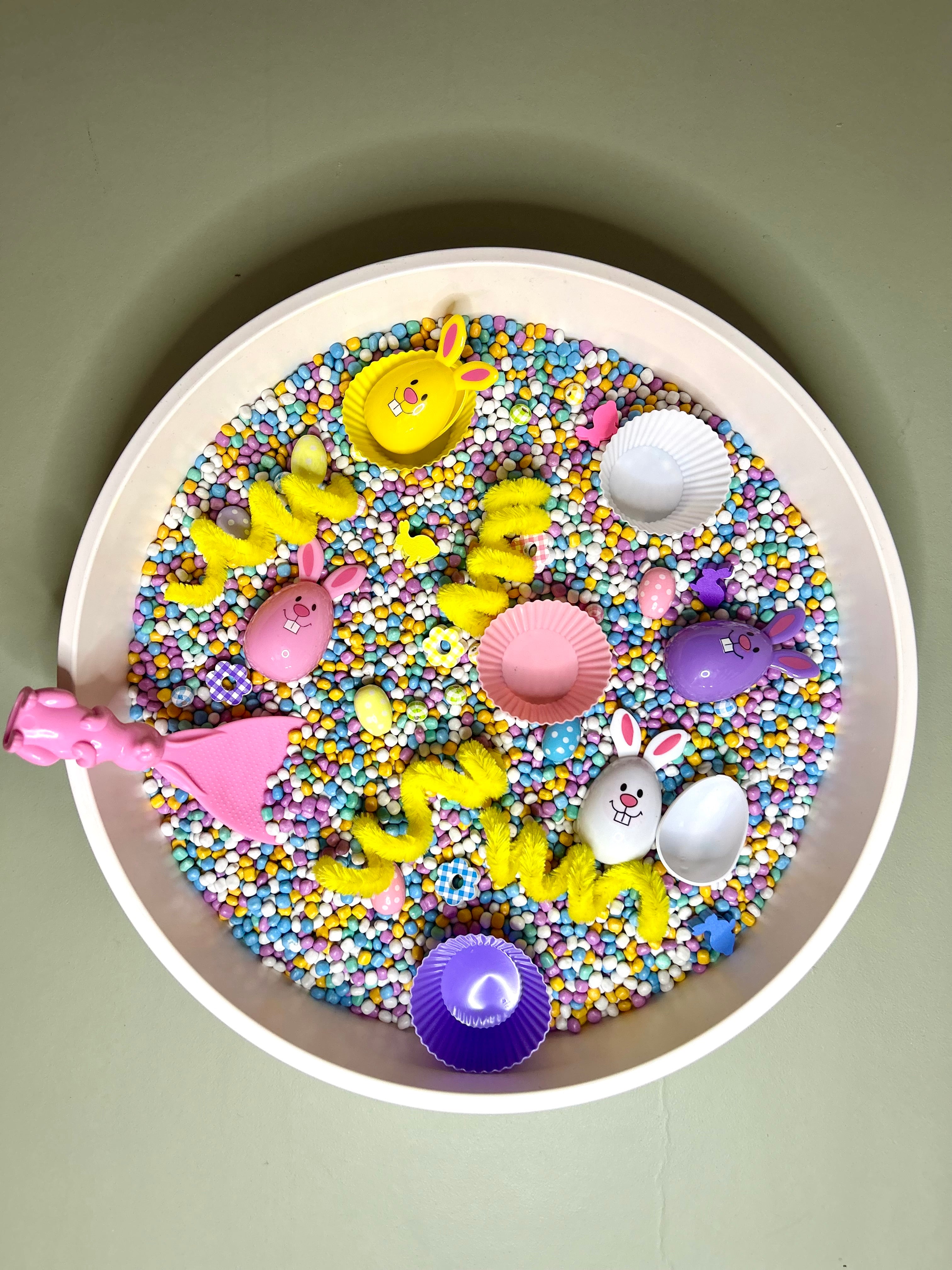 Pour and Play Sensory Set - OT-designed themed sensory play for children 3 years and older - Tiny Tree Toys South Africa Bunny Set