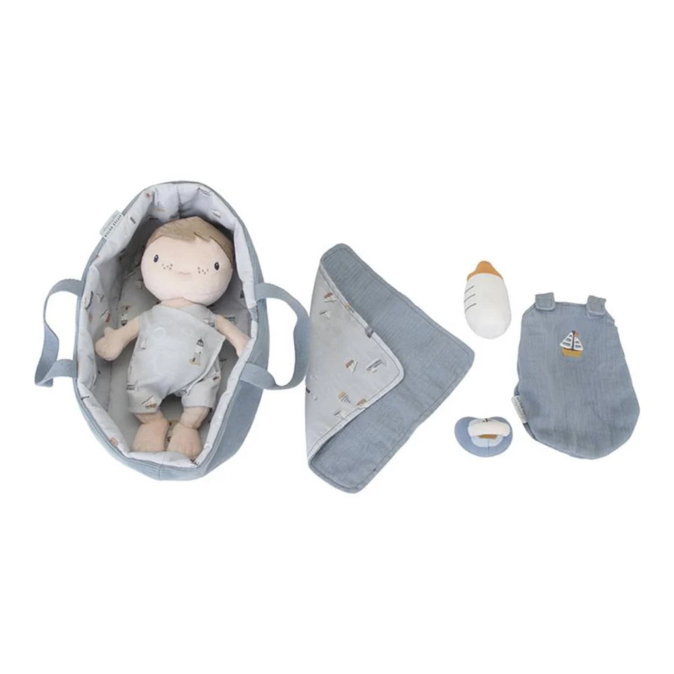 Cuddly Little Dutch Jim doll with soft fabric body