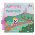 Children's book titled 'Princess Ida and her missing Magic Wand' with a pink wand on a white background.