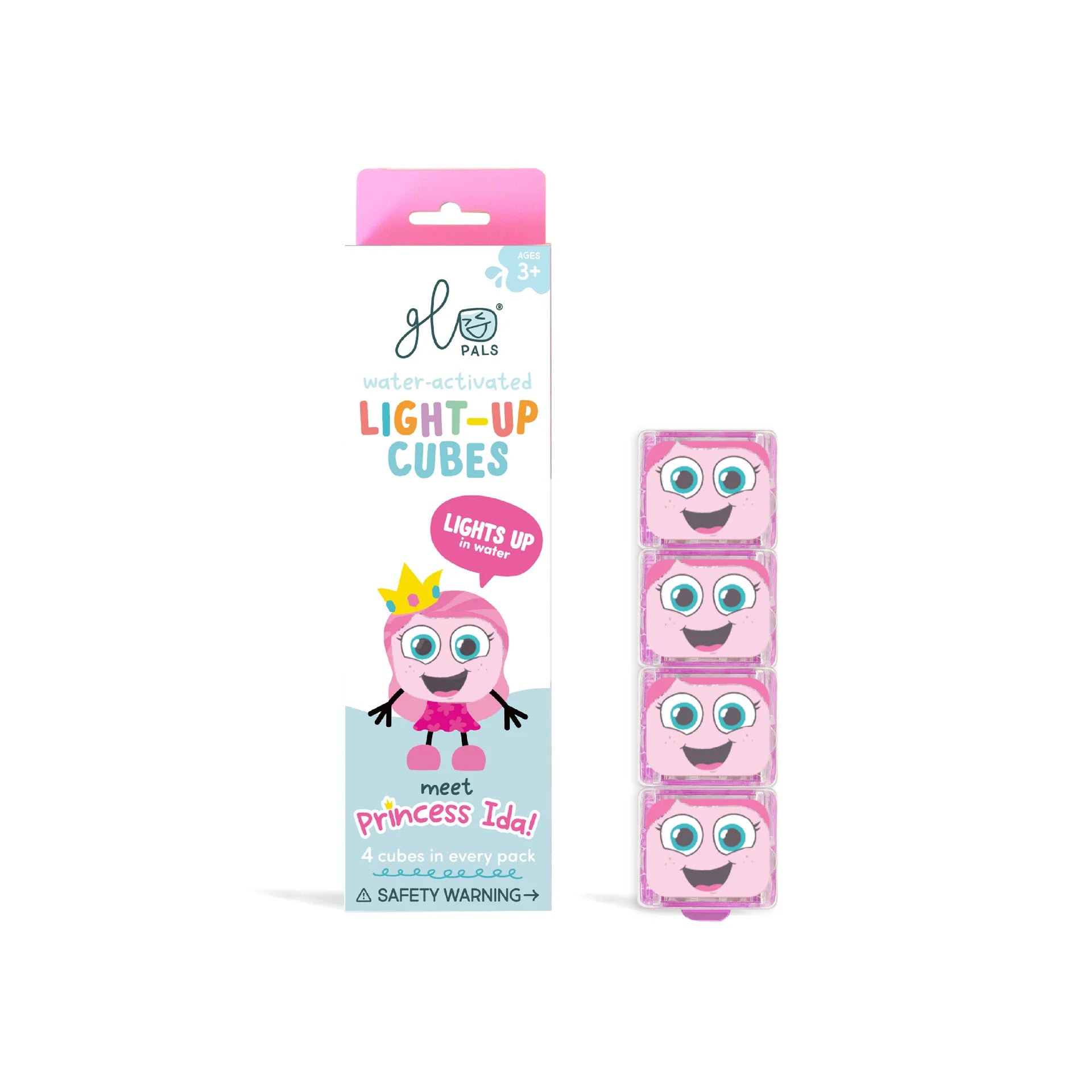 Glo Pals Princess Ida Water Activated Light-up Sensory Cubes
