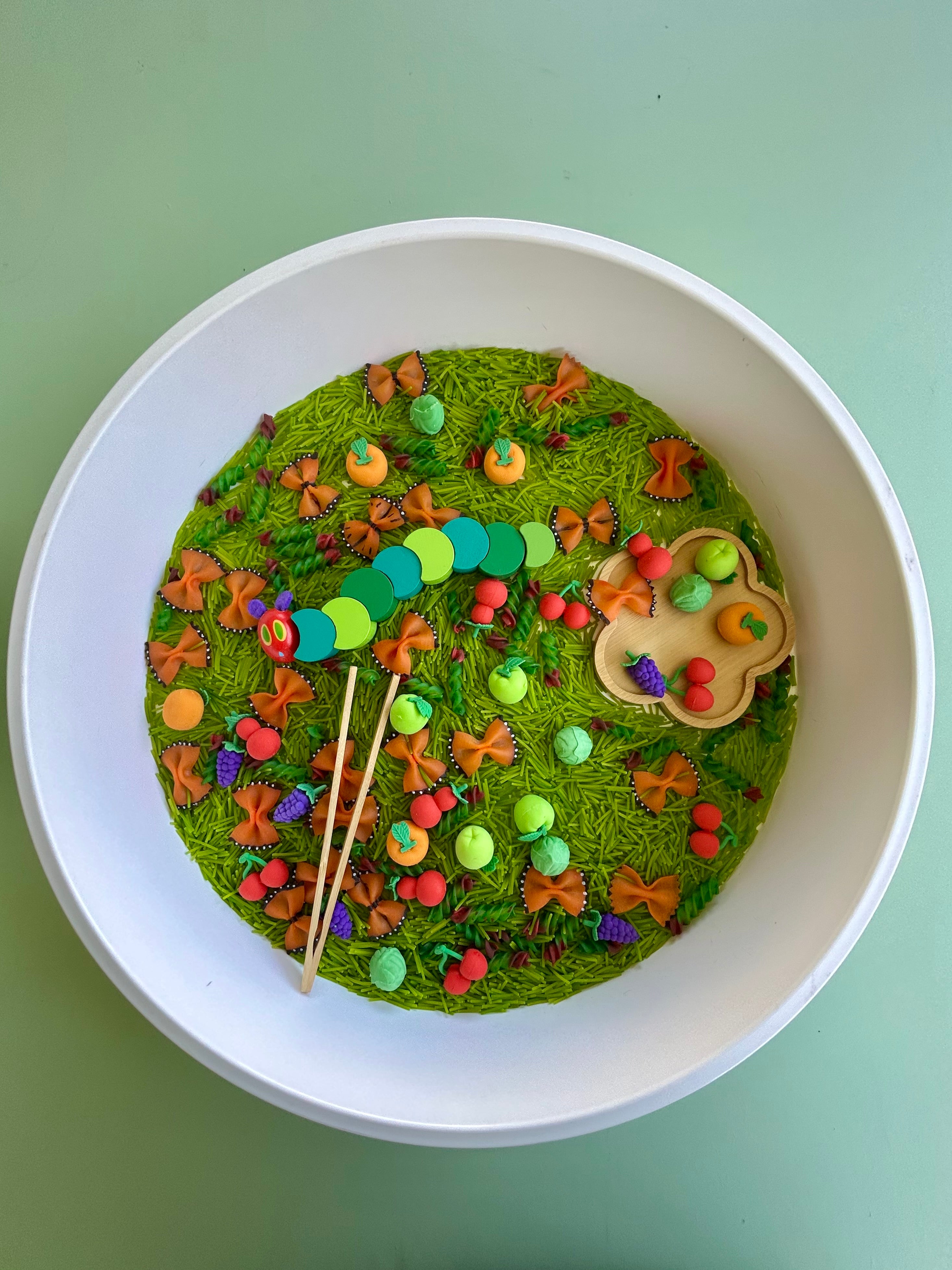 Pour and Play Sensory Set — OT-designed themed sensory play for children 3 years and older. Hungry Caterpillar
