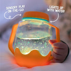Kids calming sensory jar with water