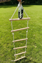 Kids rope ladder for outdoor climbing play